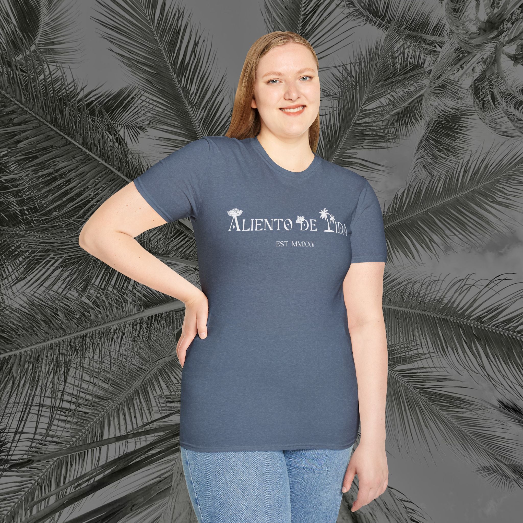 A Slice of Paradise - PR COLLECTION - (UNISEX) Soft style T-Shirt - Aliento De Vida