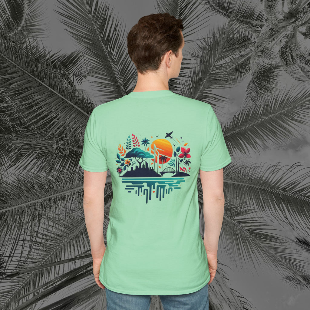 Vibrant Vibes - (UNISEX) Soft style T-Shirt - Aliento De Vida