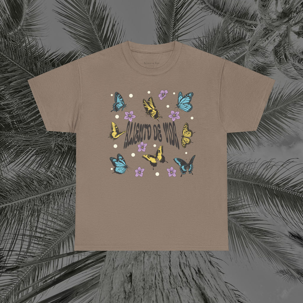 Butterfly Effect #2 - (UNISEX) Heavy Cotton T-Shirt - Aliento De Vida