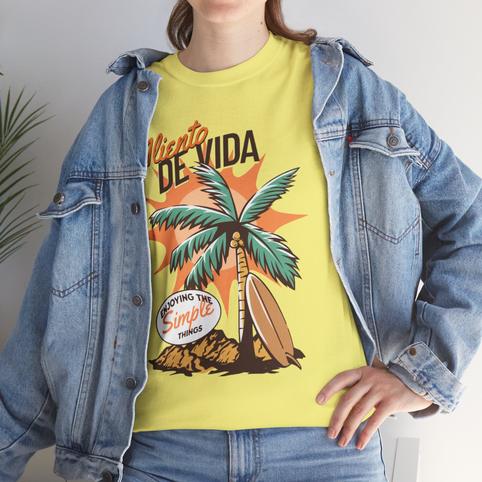 Pure Palm - (UNISEX) Heavy Cotton Tee - Aliento De Vida