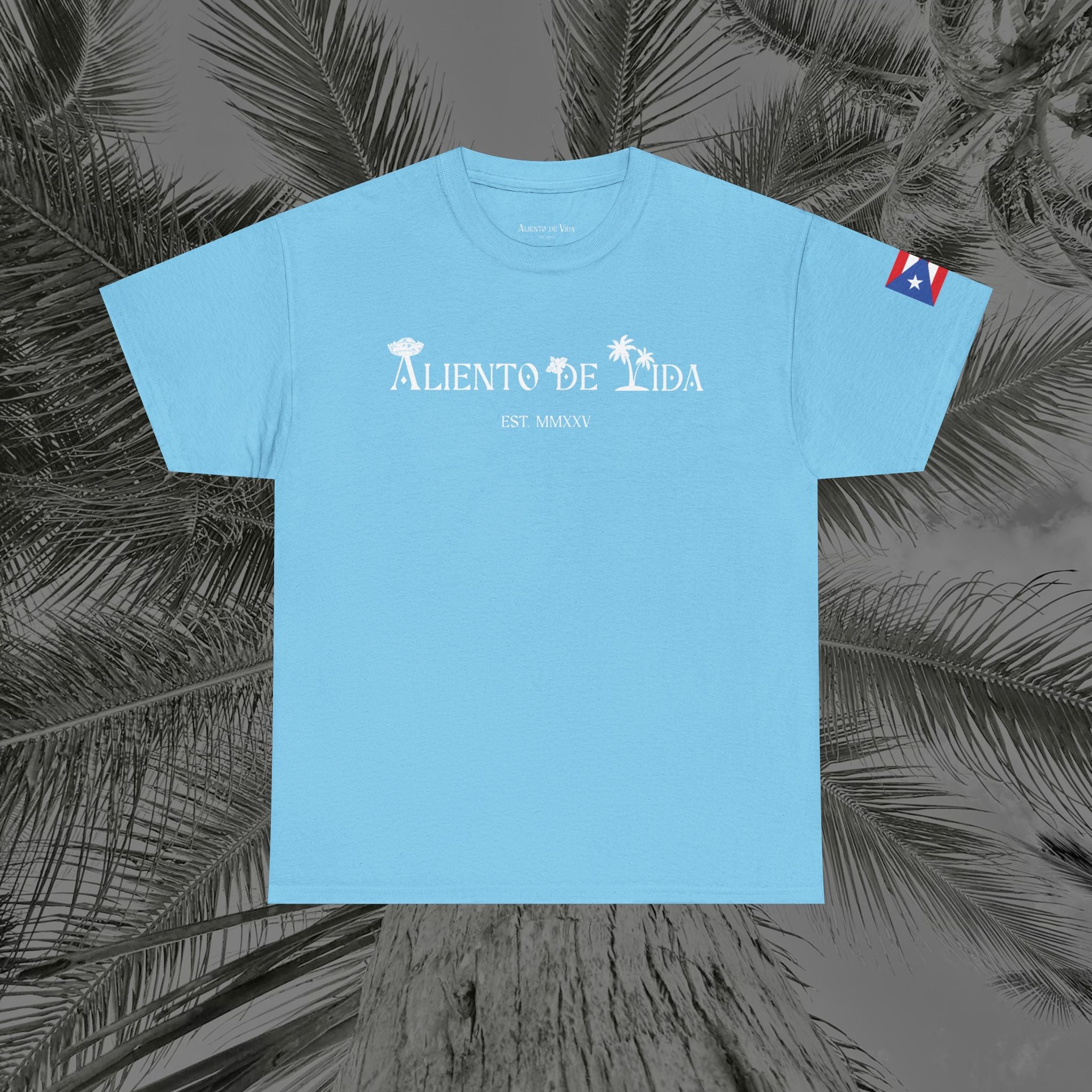 Island Cruiser - PR COLLECTION - (UNISEX) Heavy Cotton Tee - Aliento De Vida
