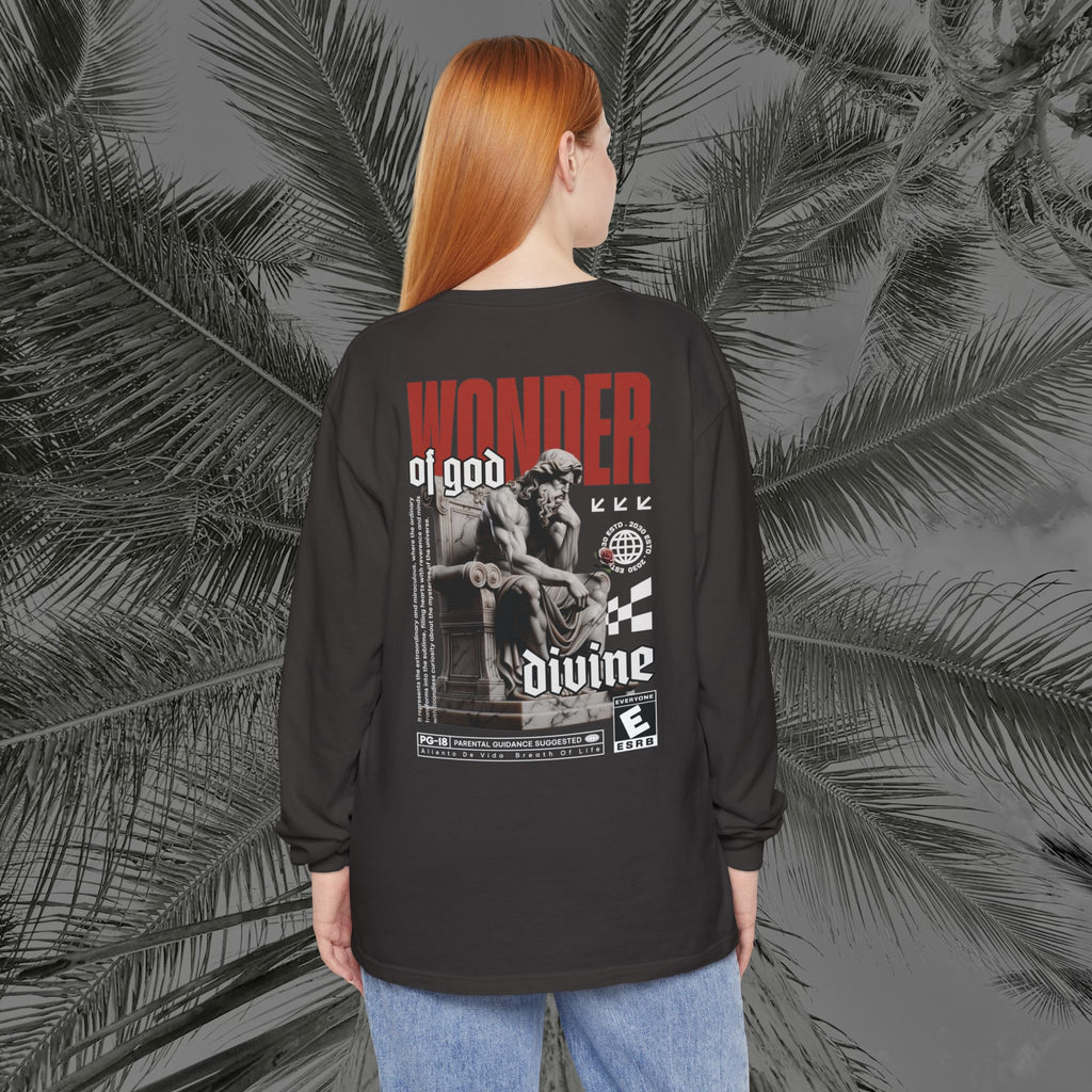 Throne of the Divine - (UNISEX) Long Sleeve Shirt - Aliento De Vida