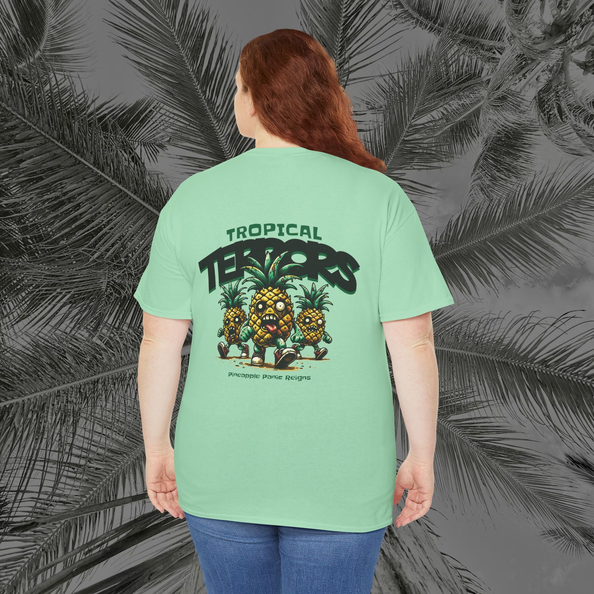 Tropical Terrors - (UNISEX) Heavy Cotton T-Shirt - Aliento De Vida