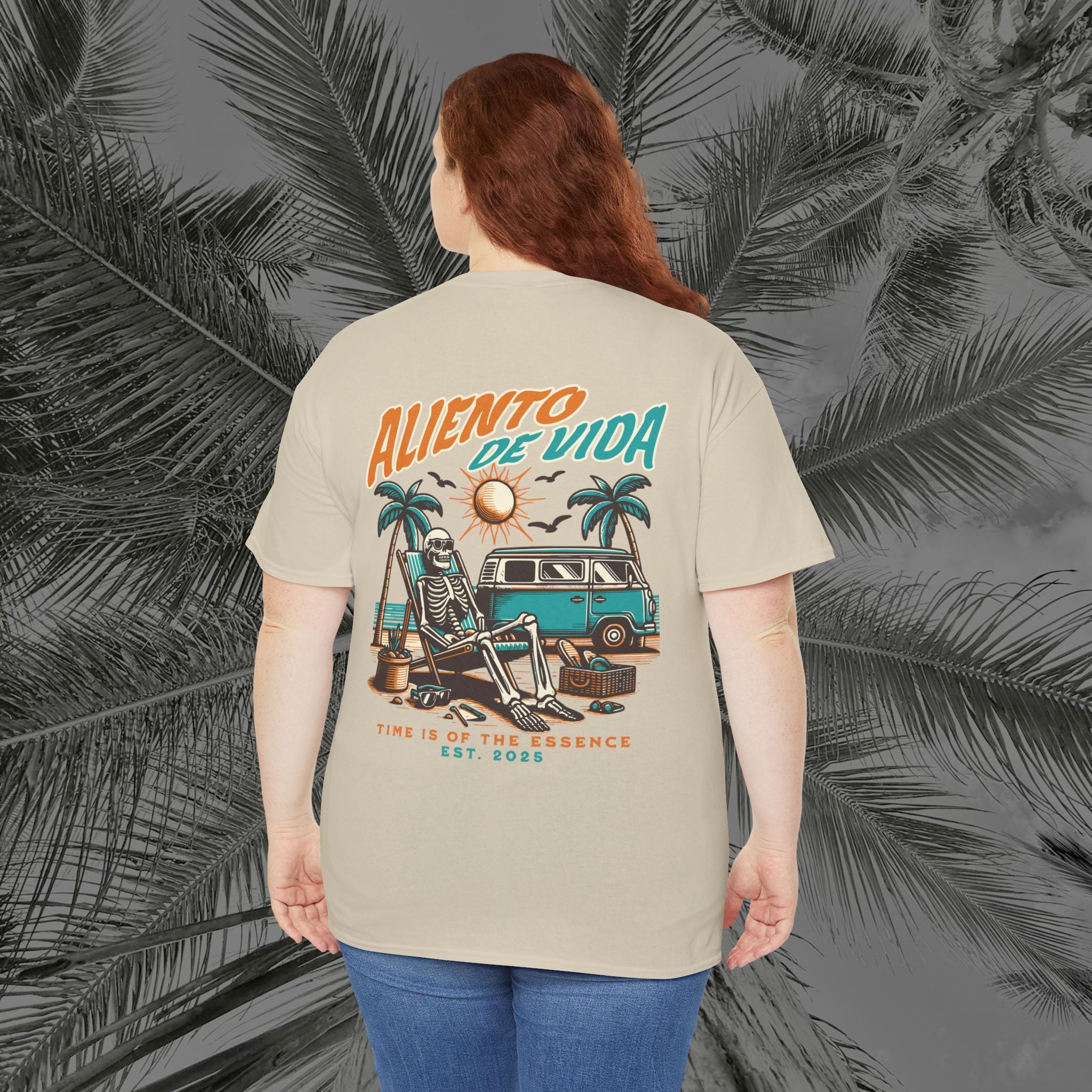 Beach, Please—I’m Dead - (UNISEX) Heavy Cotton T-Shirt - Aliento De Vida