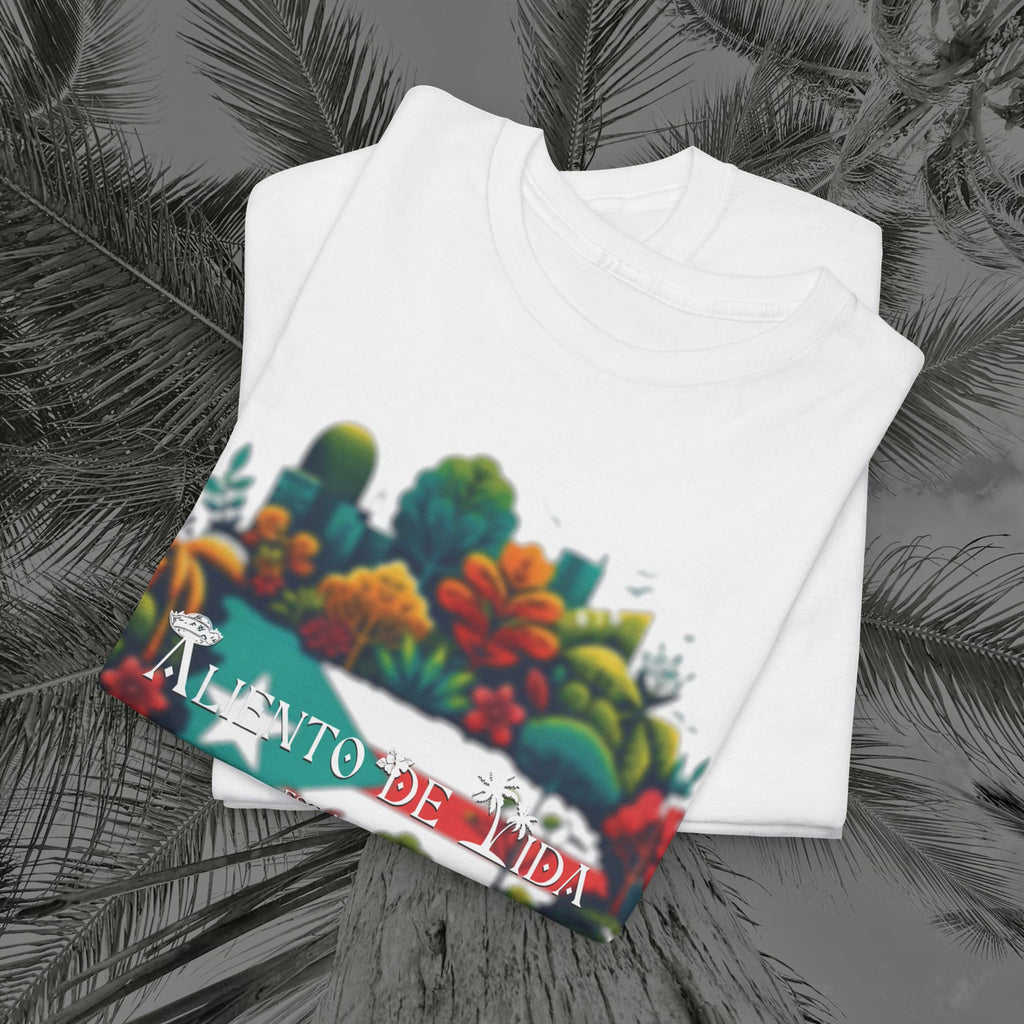 Beauty of Nature - PR COLLECTION - (UNISEX) Heavy Cotton Tee - Aliento De Vida