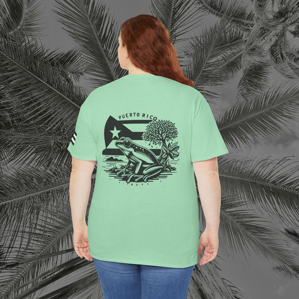 Coqui Crazy - PR COLLECTION - (UNISEX) Heavy Cotton Tee - Aliento De Vida