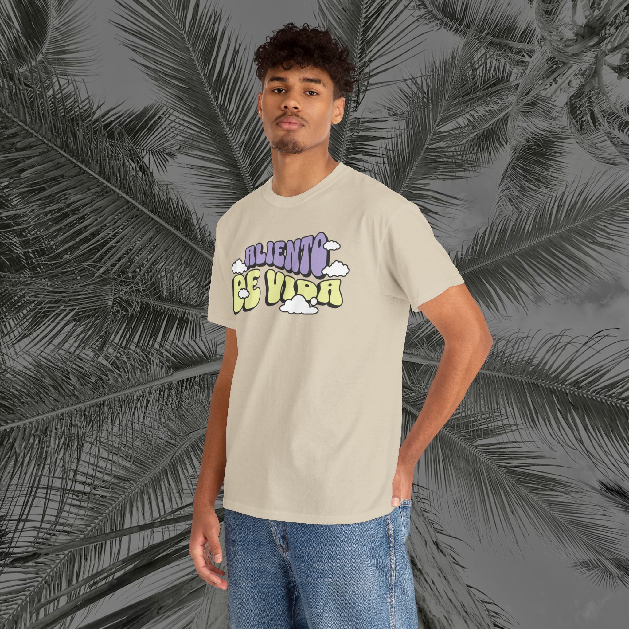 Clouds #1 - (UNISEX) Heavy Cotton T-Shirt - Aliento De Vida