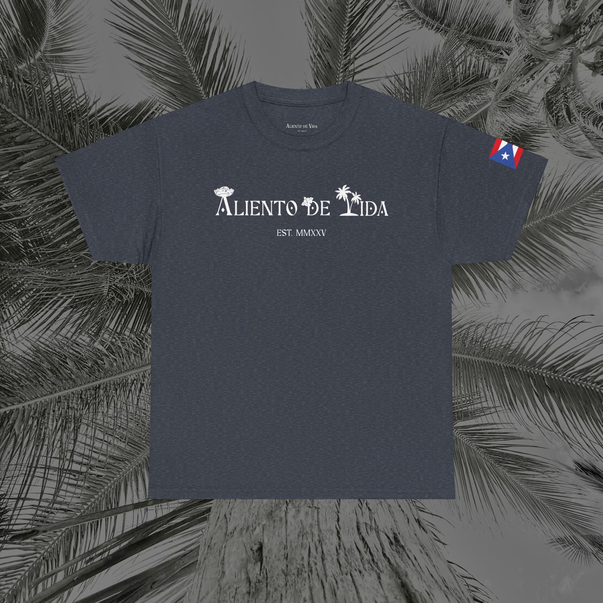 Island Cruiser - PR COLLECTION - (UNISEX) Heavy Cotton Tee - Aliento De Vida