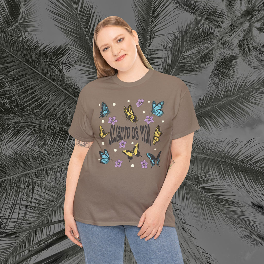 Butterfly Effect #2 - (UNISEX) Heavy Cotton T-Shirt - Aliento De Vida