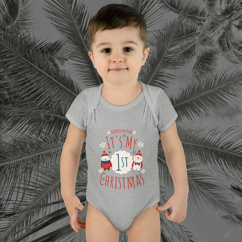 Little North Pole Newbie - (UNISEX) Baby Bodysuit / Infant Onesie - Aliento De Vida