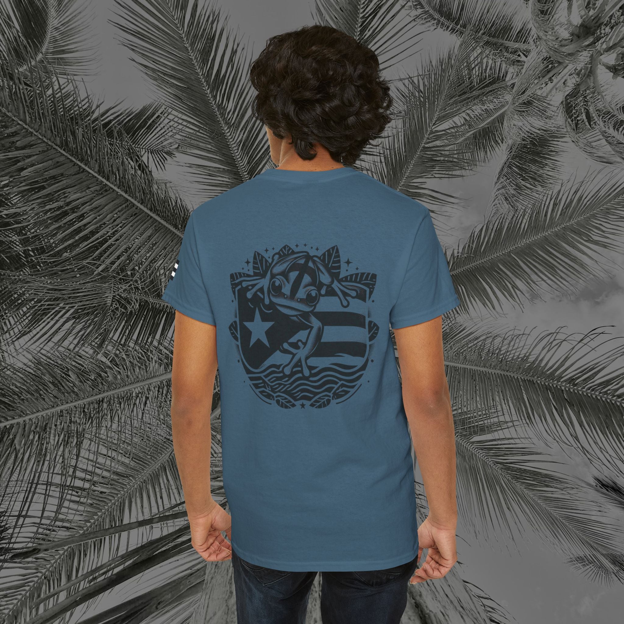 Frog Of The Island - PR COLLECTION - (UNISEX) Heavy Cotton Tee - Aliento De Vida