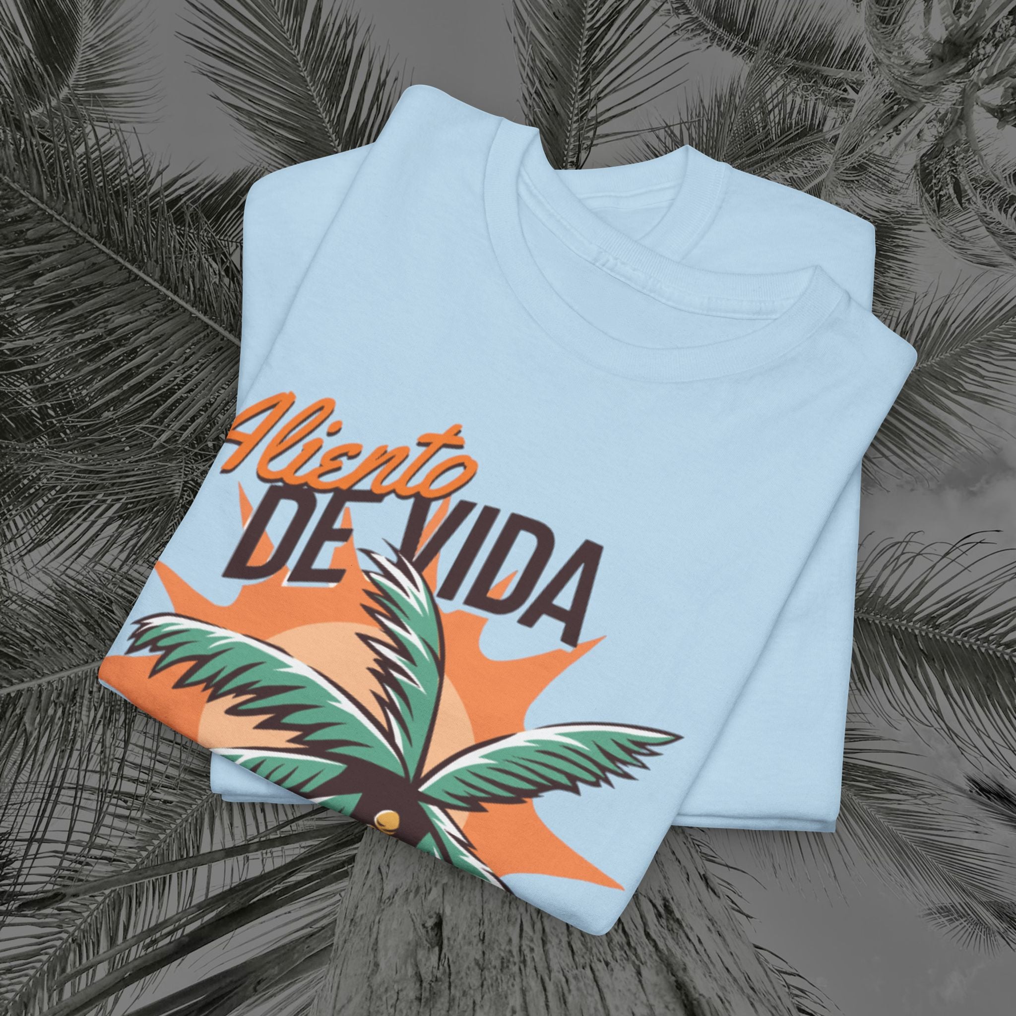 Pure Palm - (UNISEX) Heavy Cotton Tee - Aliento De Vida