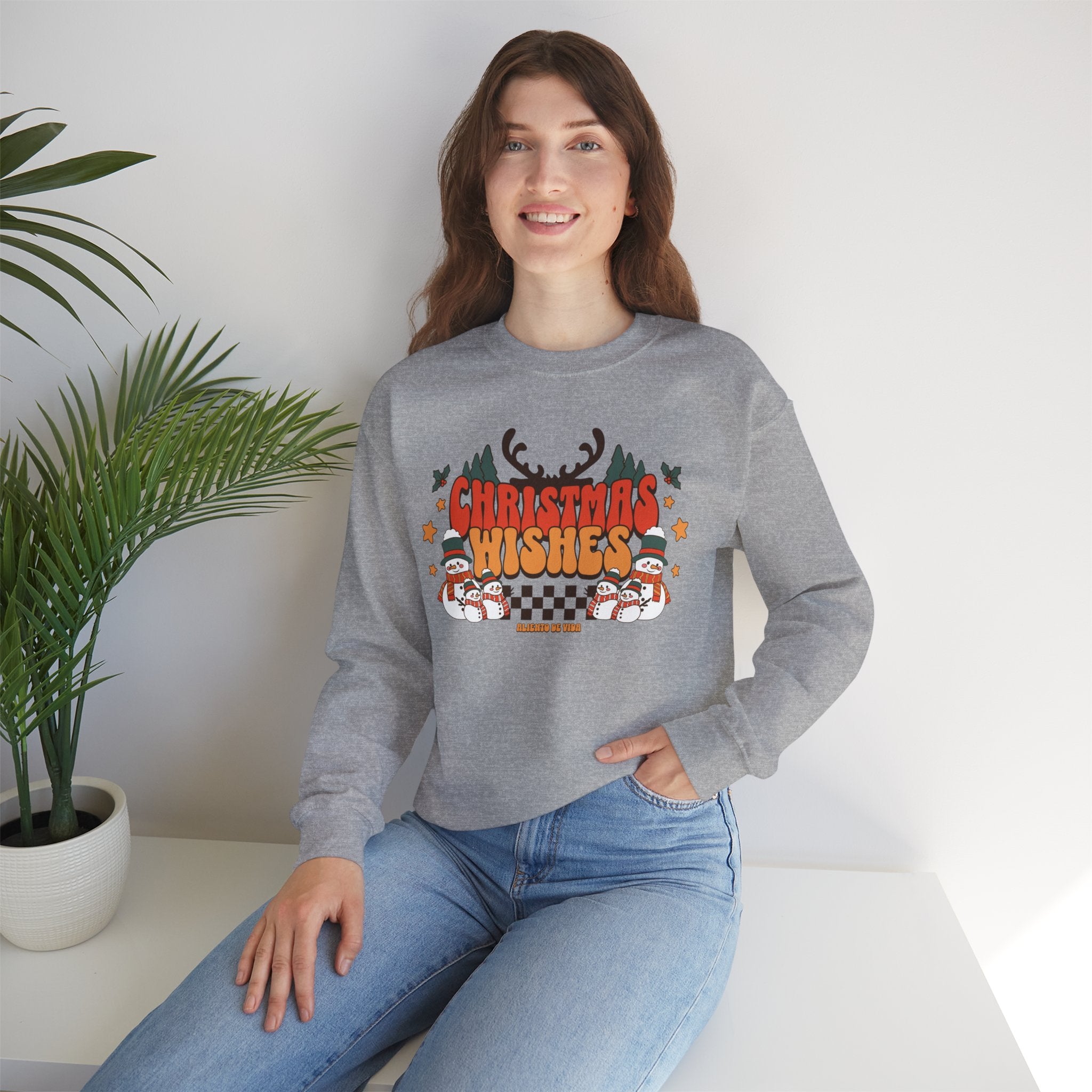 Chillin’ With My Snowmies - (UNISEX) Cozy Crewneck Sweatshirt - Aliento De Vida