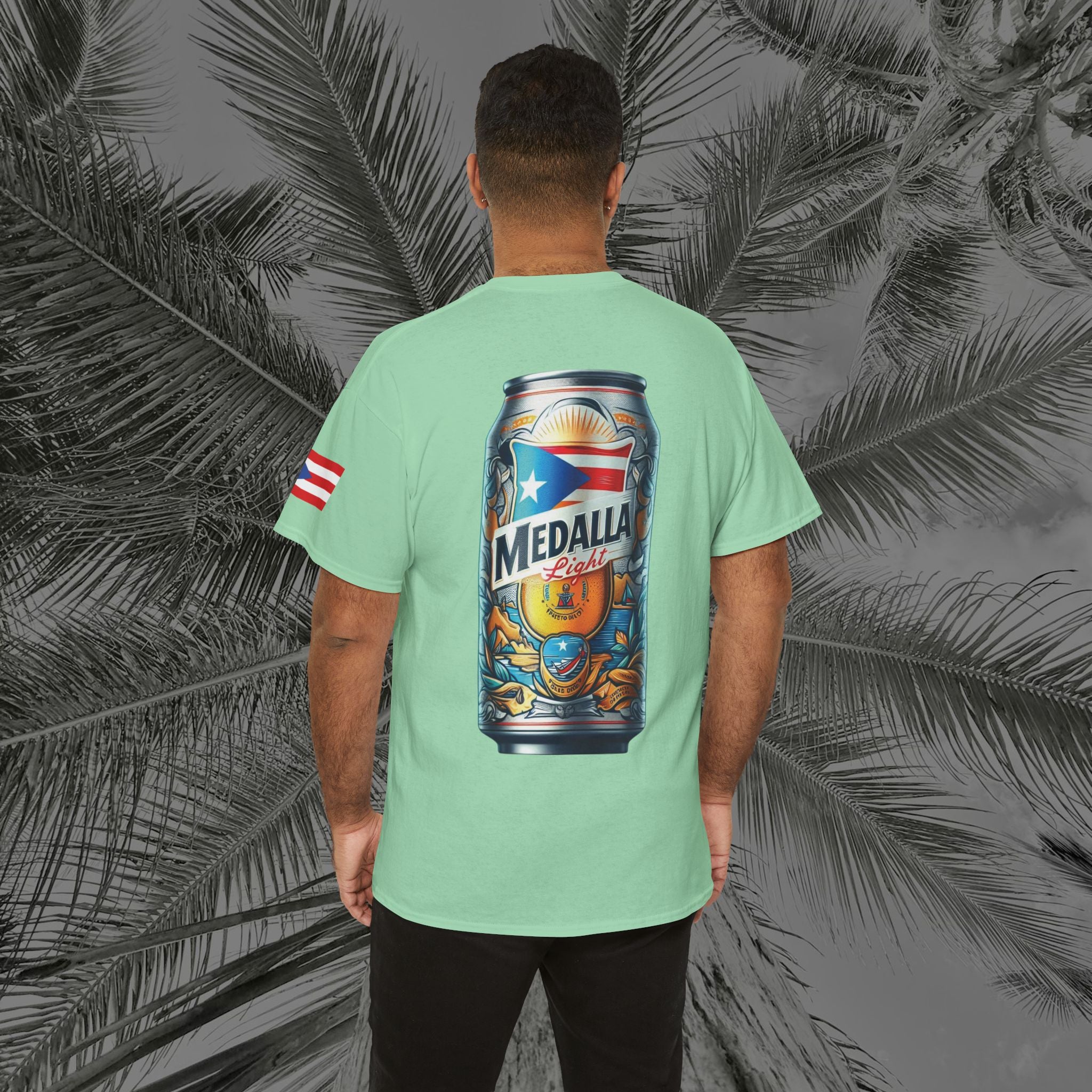 Crack Open A Unique Medalla - PR COLLECTION - (UNISEX) Heavy Cotton Tee - Aliento De Vida