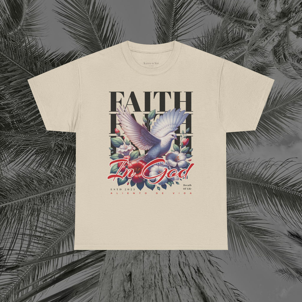 Wings of Grace - (UNISEX) Heavy Cotton Tee - Aliento De Vida