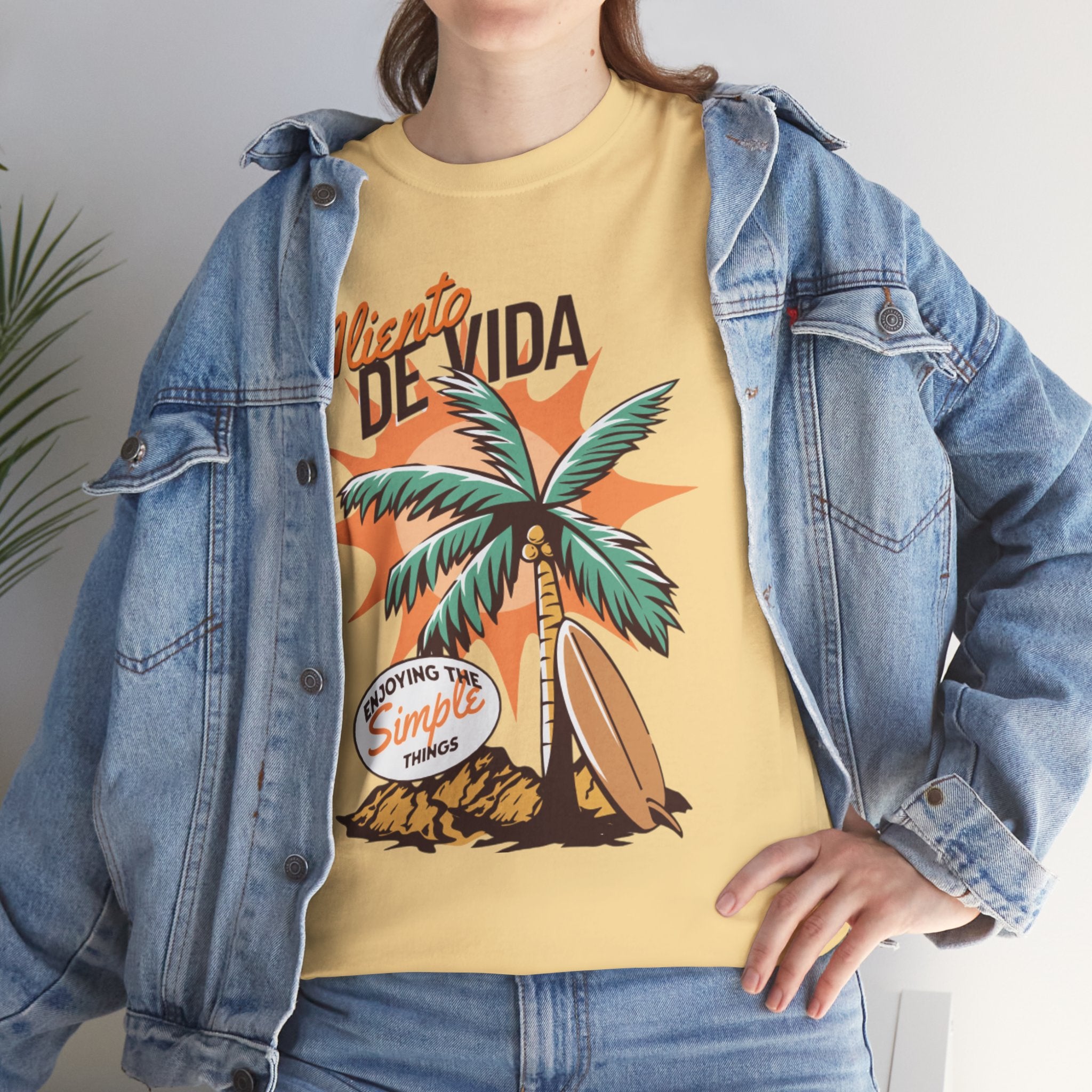 Pure Palm - (UNISEX) Heavy Cotton Tee - Aliento De Vida