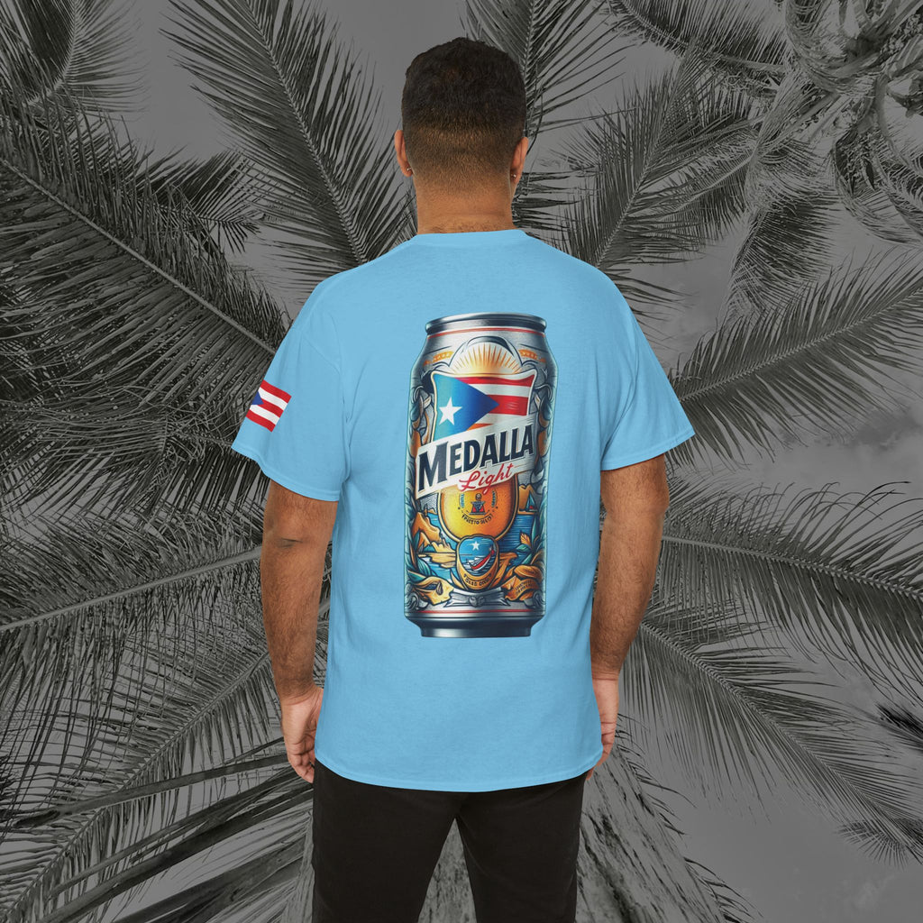 Crack Open A Unique Medalla - PR COLLECTION - (UNISEX) Heavy Cotton Tee - Aliento De Vida