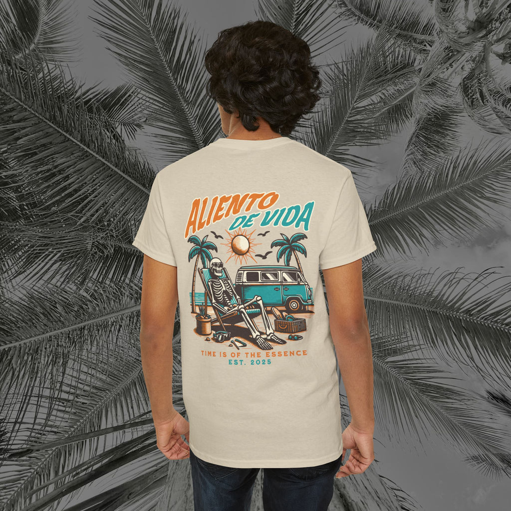 Beach, Please—I’m Dead - (UNISEX) Heavy Cotton T-Shirt - Aliento De Vida