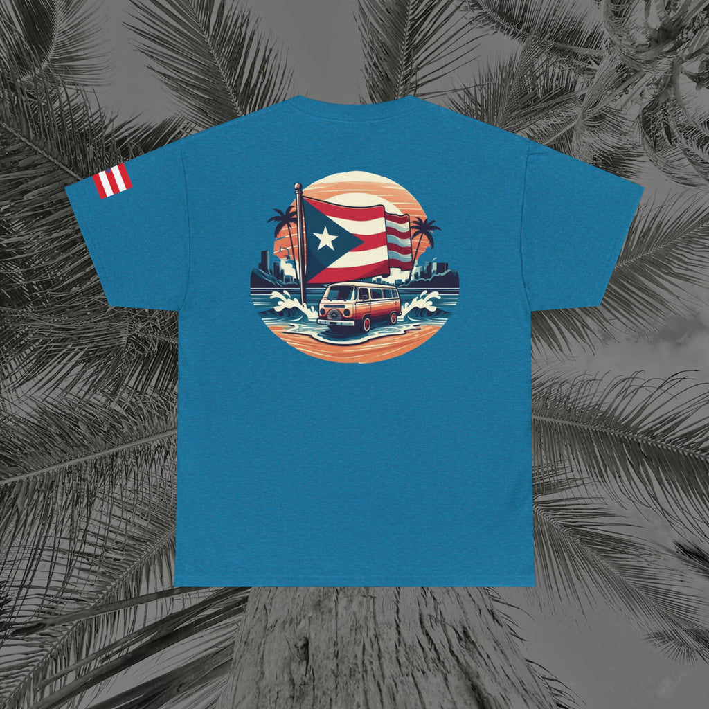 Island Cruiser - PR COLLECTION - (UNISEX) Heavy Cotton Tee - Aliento De Vida