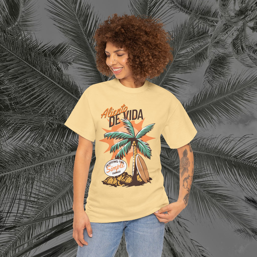 Pure Palm - (UNISEX) Heavy Cotton Tee - Aliento De Vida