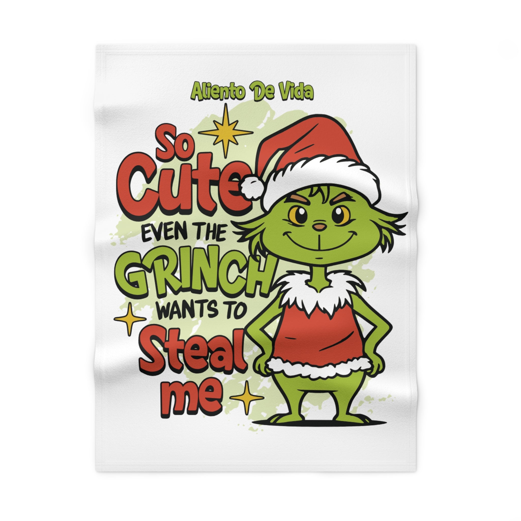 So Cute Even the Grinch Wants to Steal Me - Baby Blanket - Aliento De Vida
