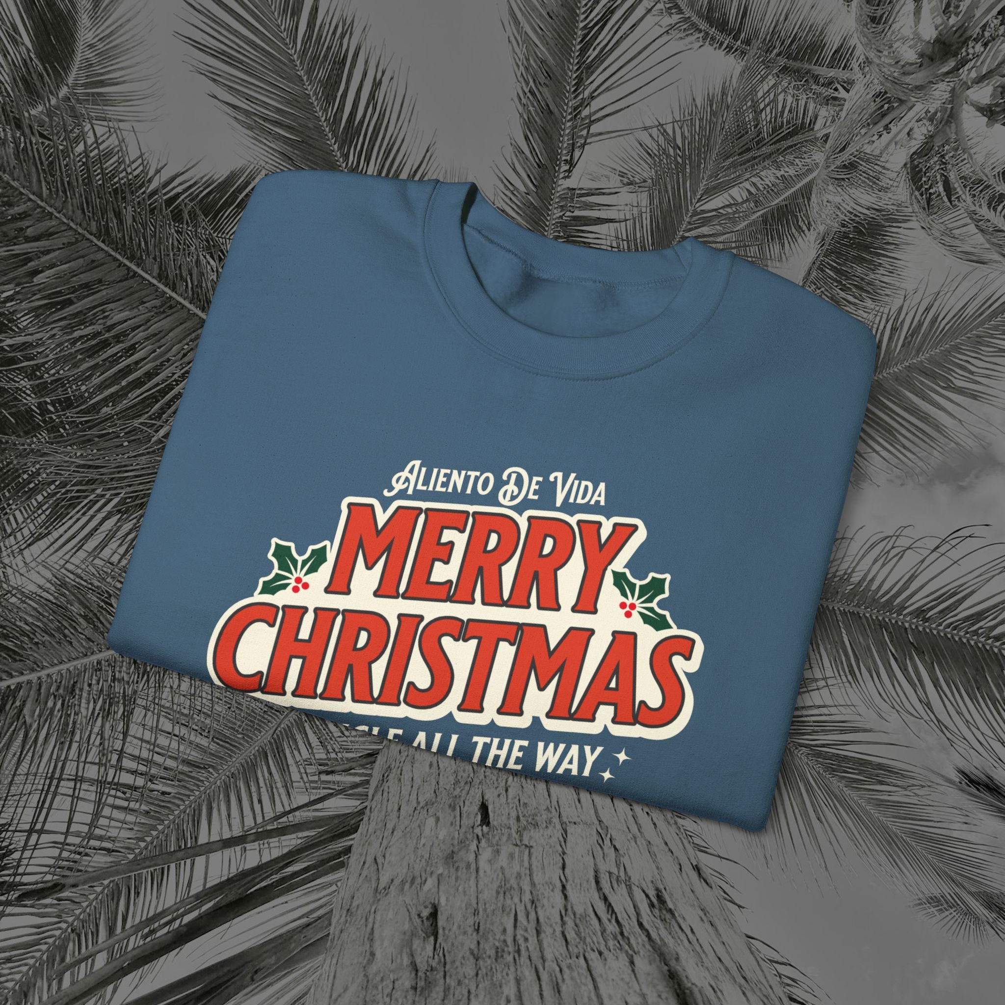 Merry Christmas - (UNISEX) Cozy Crewneck Sweatshirt - Aliento De Vida