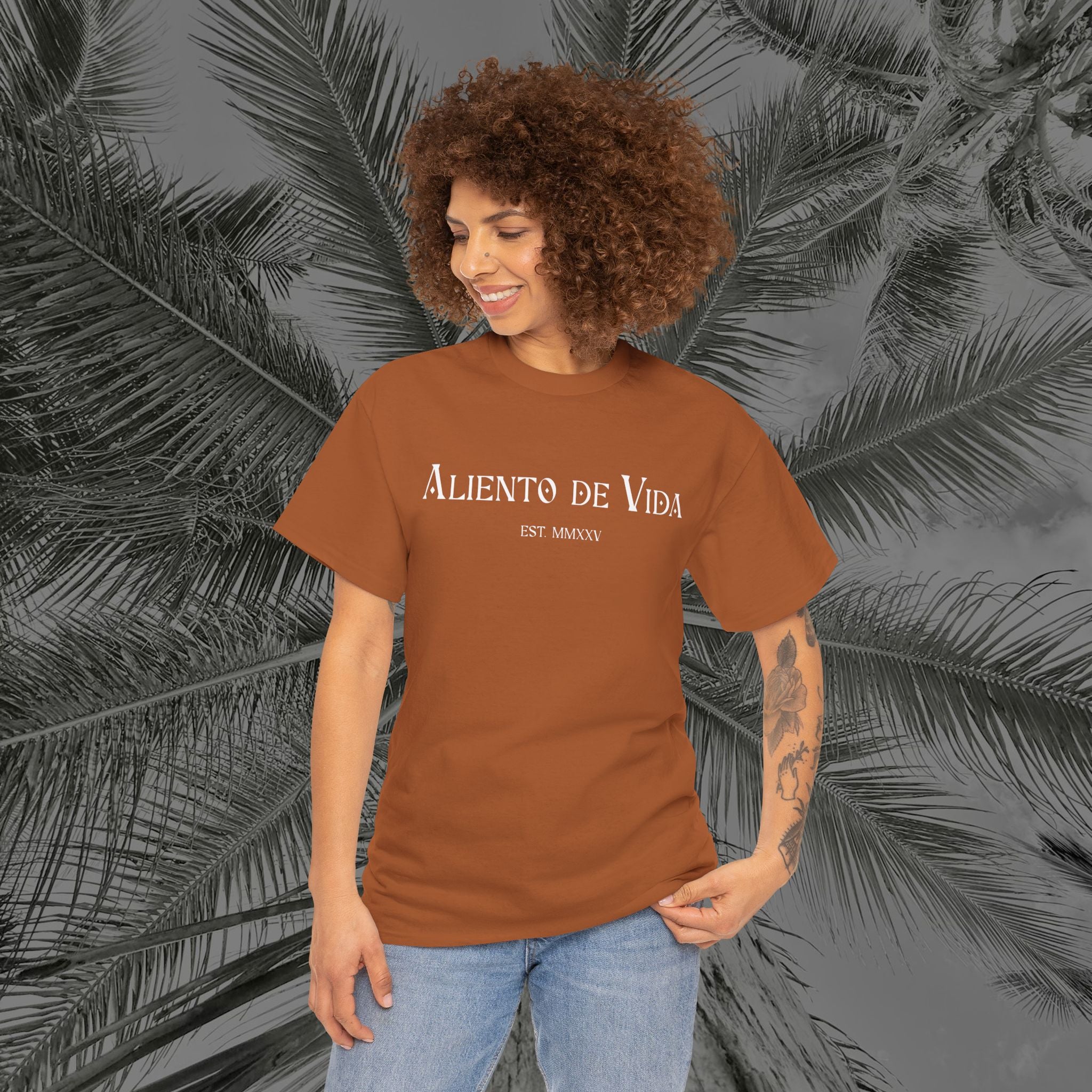 Peace Through Prayer - (UNISEX) Heavy Cotton Tee - Aliento De Vida