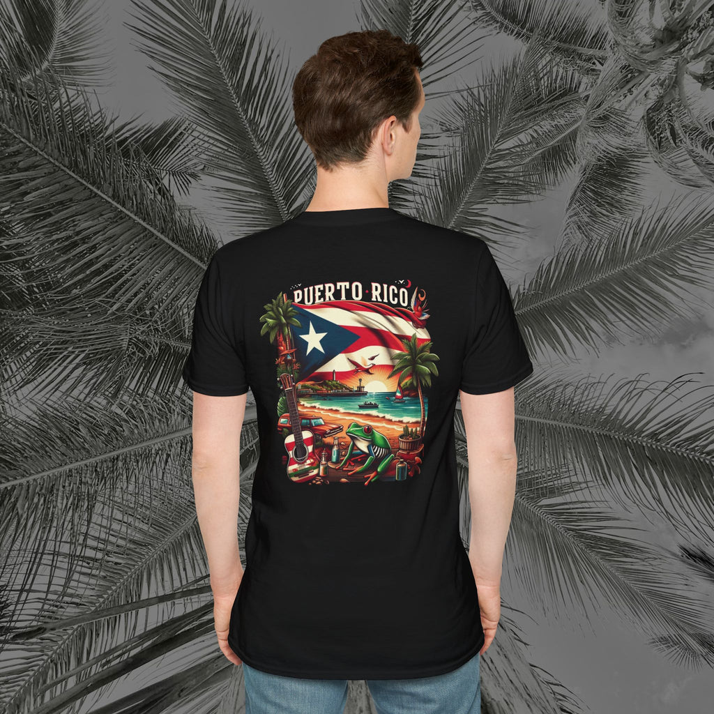 Coqui De La Playa - PR COLLECTION - (UNISEX) T-Shirt - Aliento De Vida