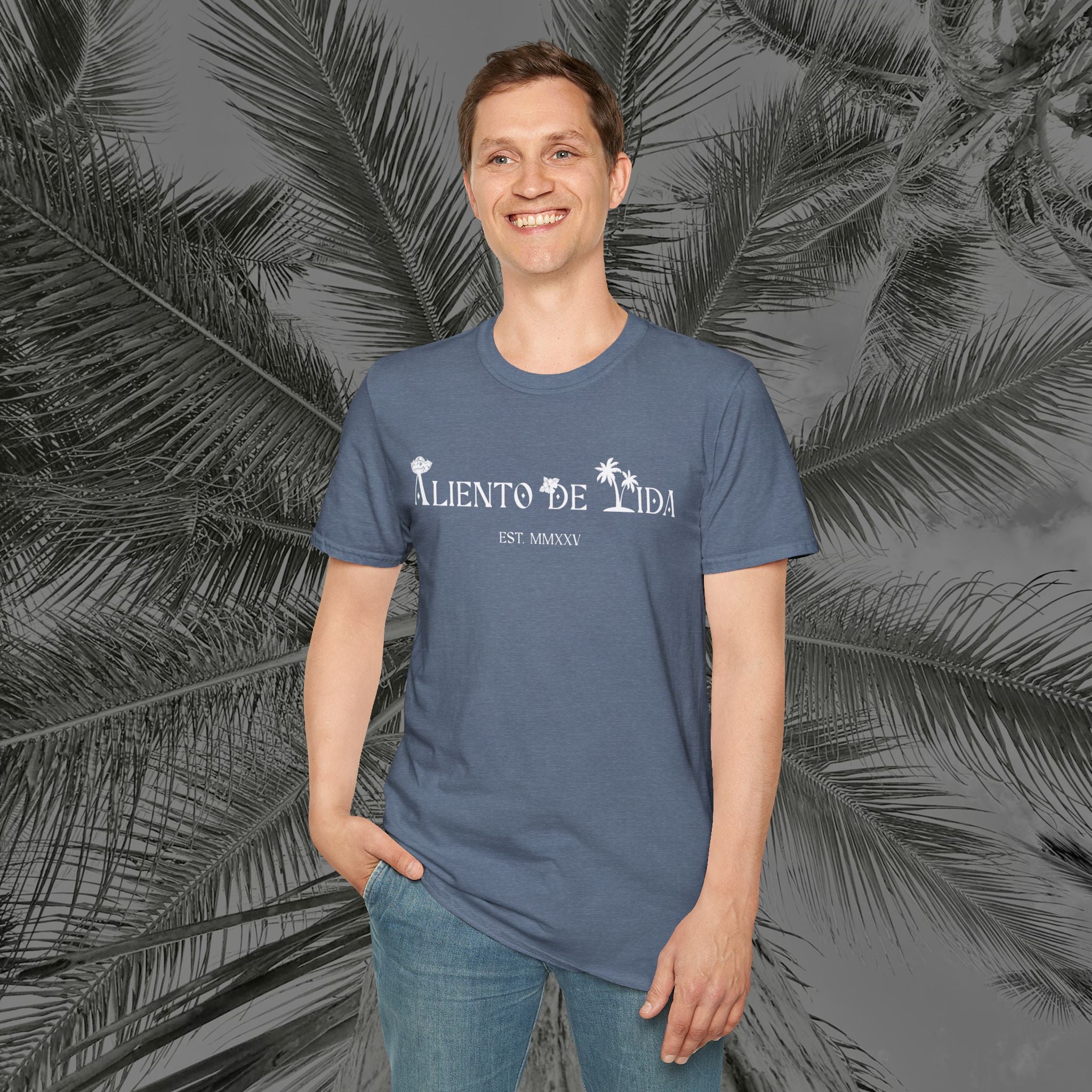 A Slice of Paradise - PR COLLECTION - (UNISEX) Soft style T-Shirt - Aliento De Vida