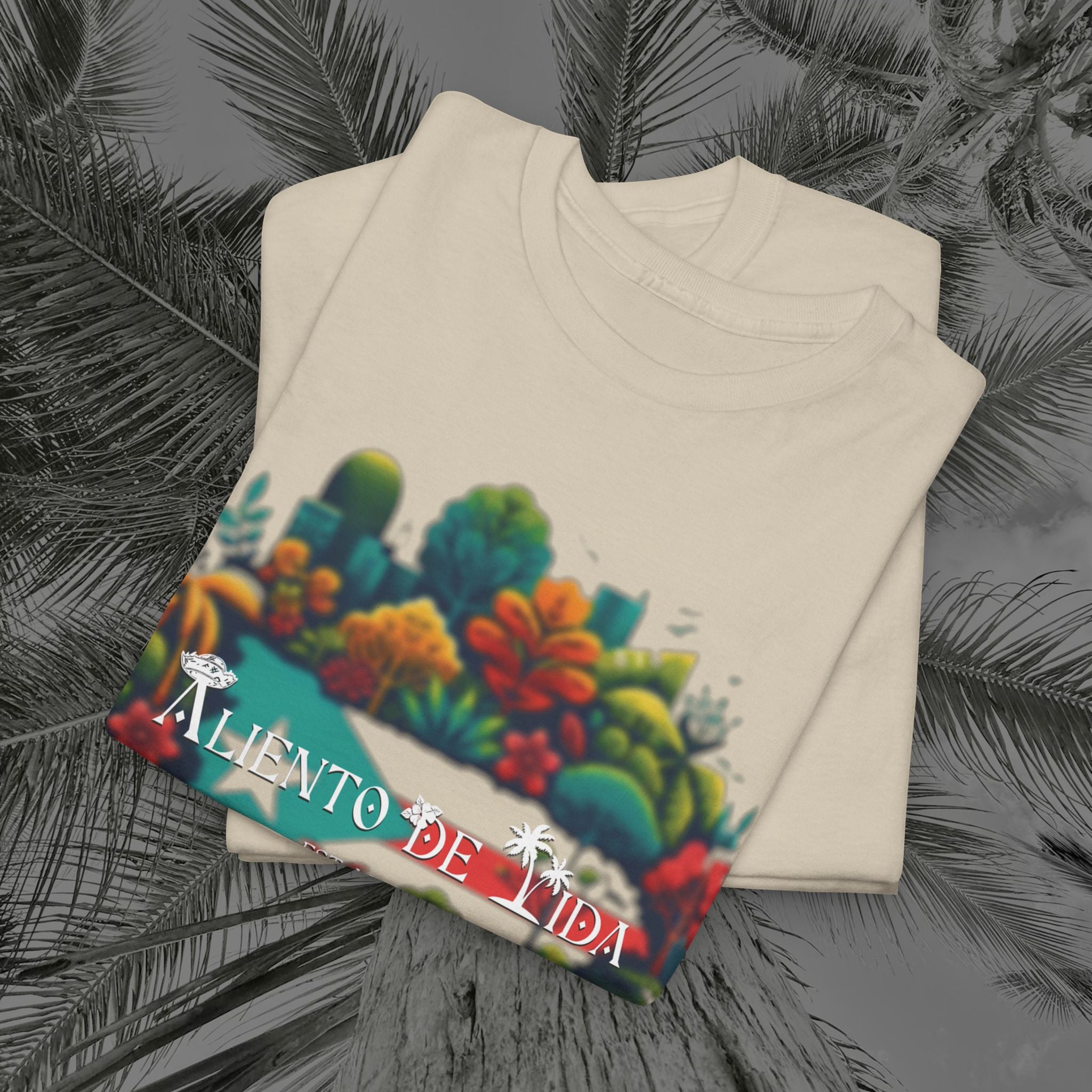 Beauty of Nature - PR COLLECTION - (UNISEX) Heavy Cotton Tee - Aliento De Vida