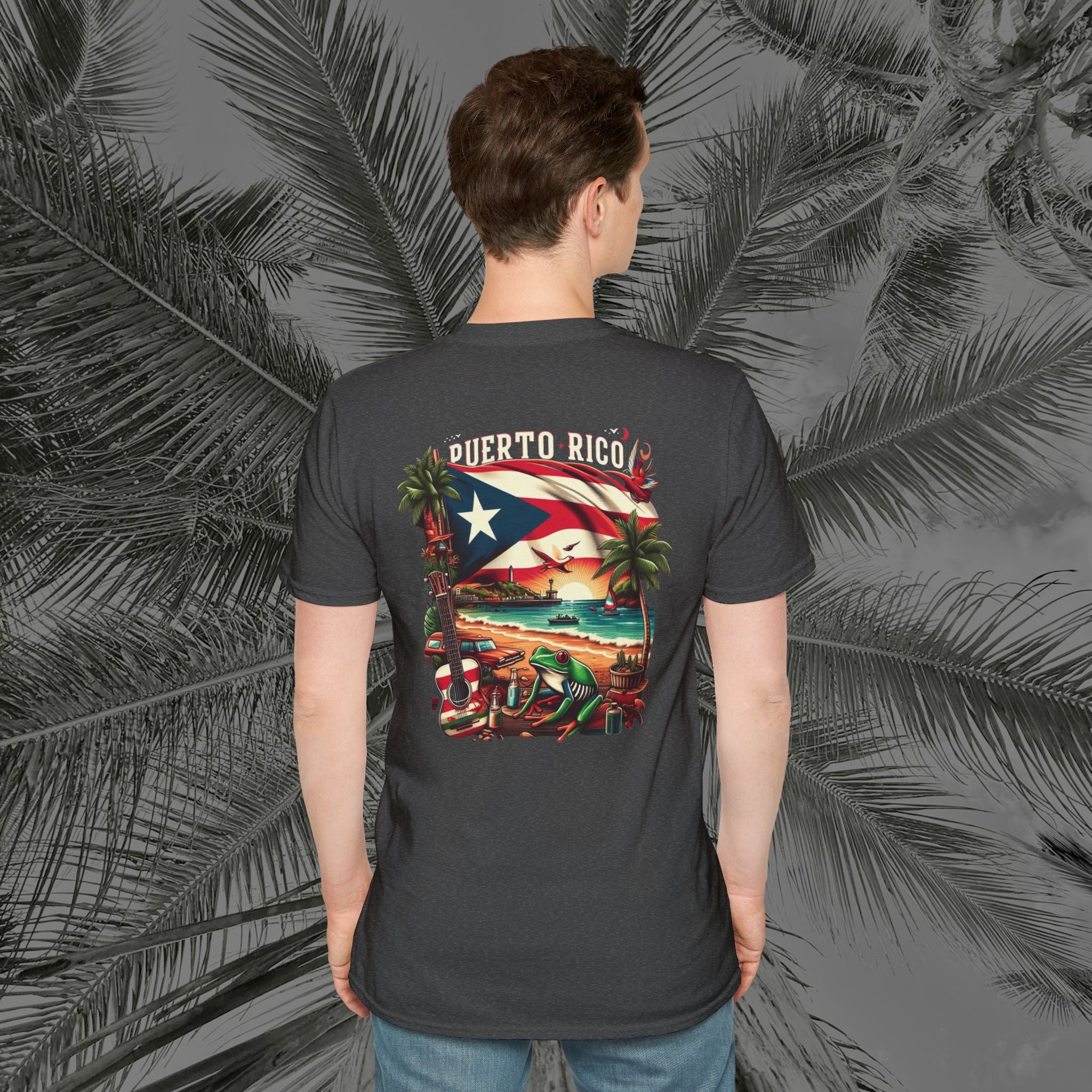 Coqui De La Playa - PR COLLECTION - (UNISEX) T-Shirt - Aliento De Vida