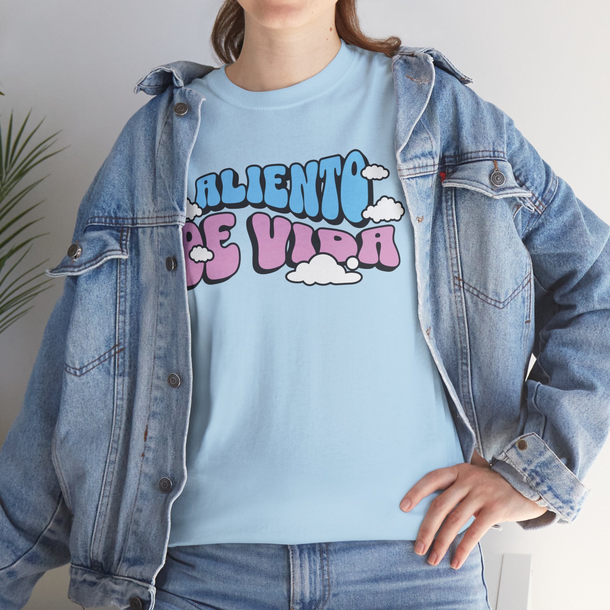 Clouds #3 - (UNISEX) Heavy Cotton T-Shirt - Aliento De Vida