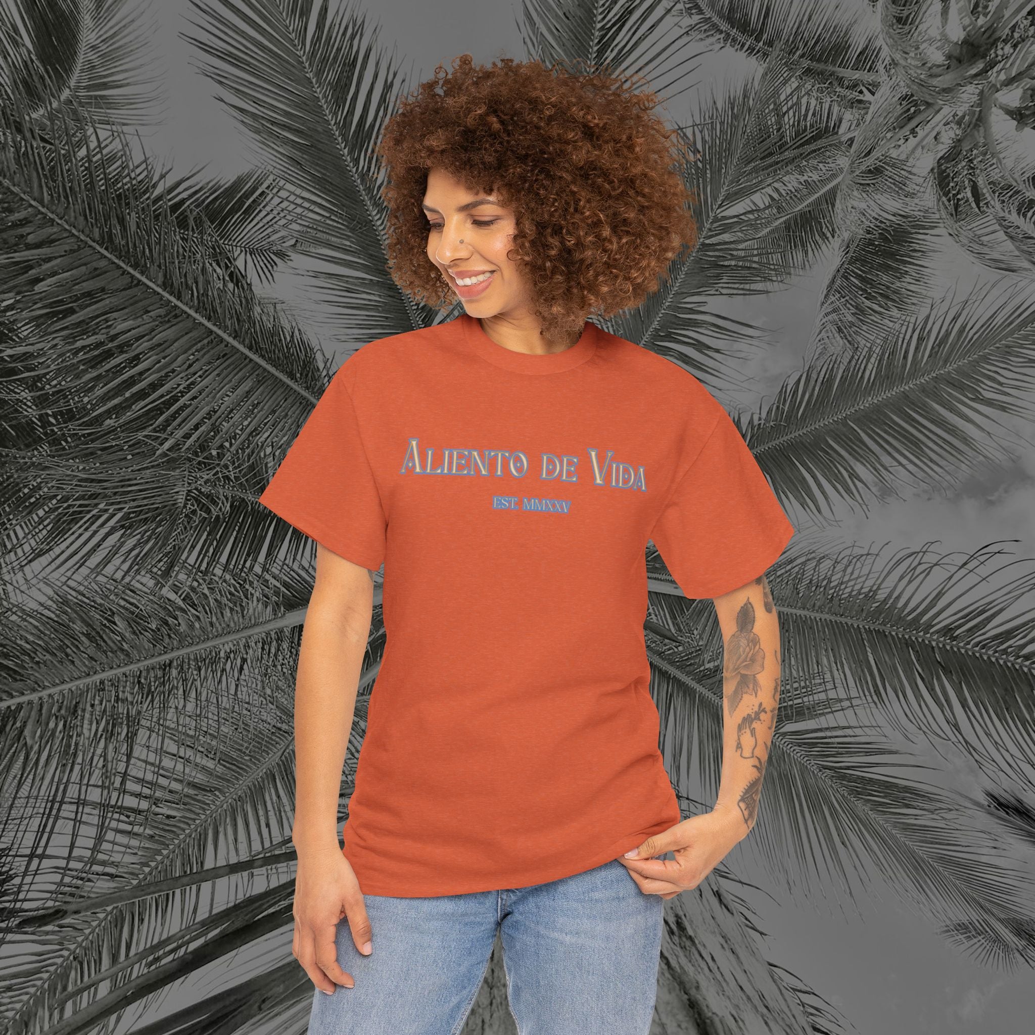Ocean Motion - (UNISEX) Heavy Cotton Tee - Aliento De Vida