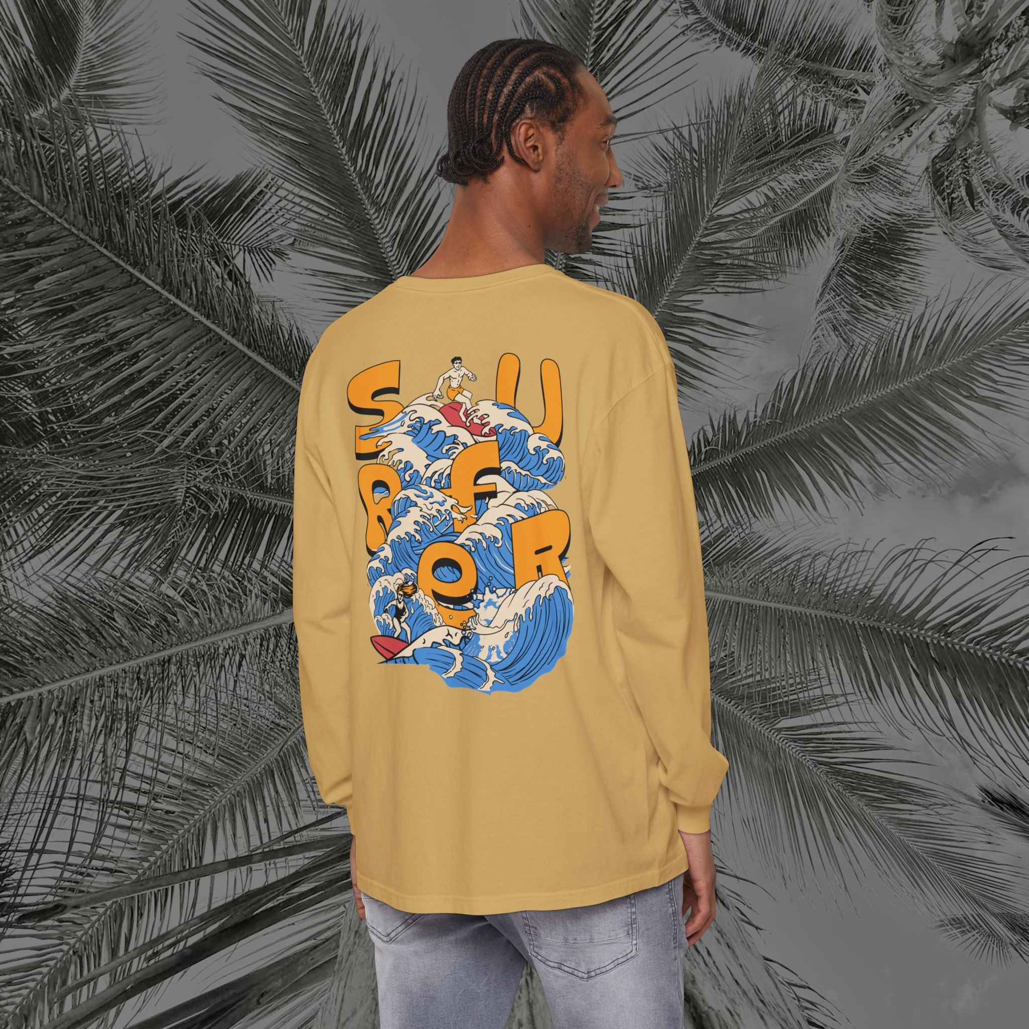 Ocean Motion - (UNISEX) Long Sleeve T-Shirt - Aliento de Vida