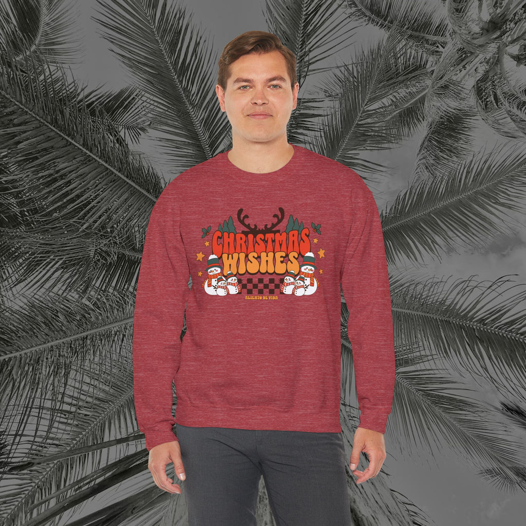 Chillin’ With My Snowmies - (UNISEX) Cozy Crewneck Sweatshirt - Aliento De Vida