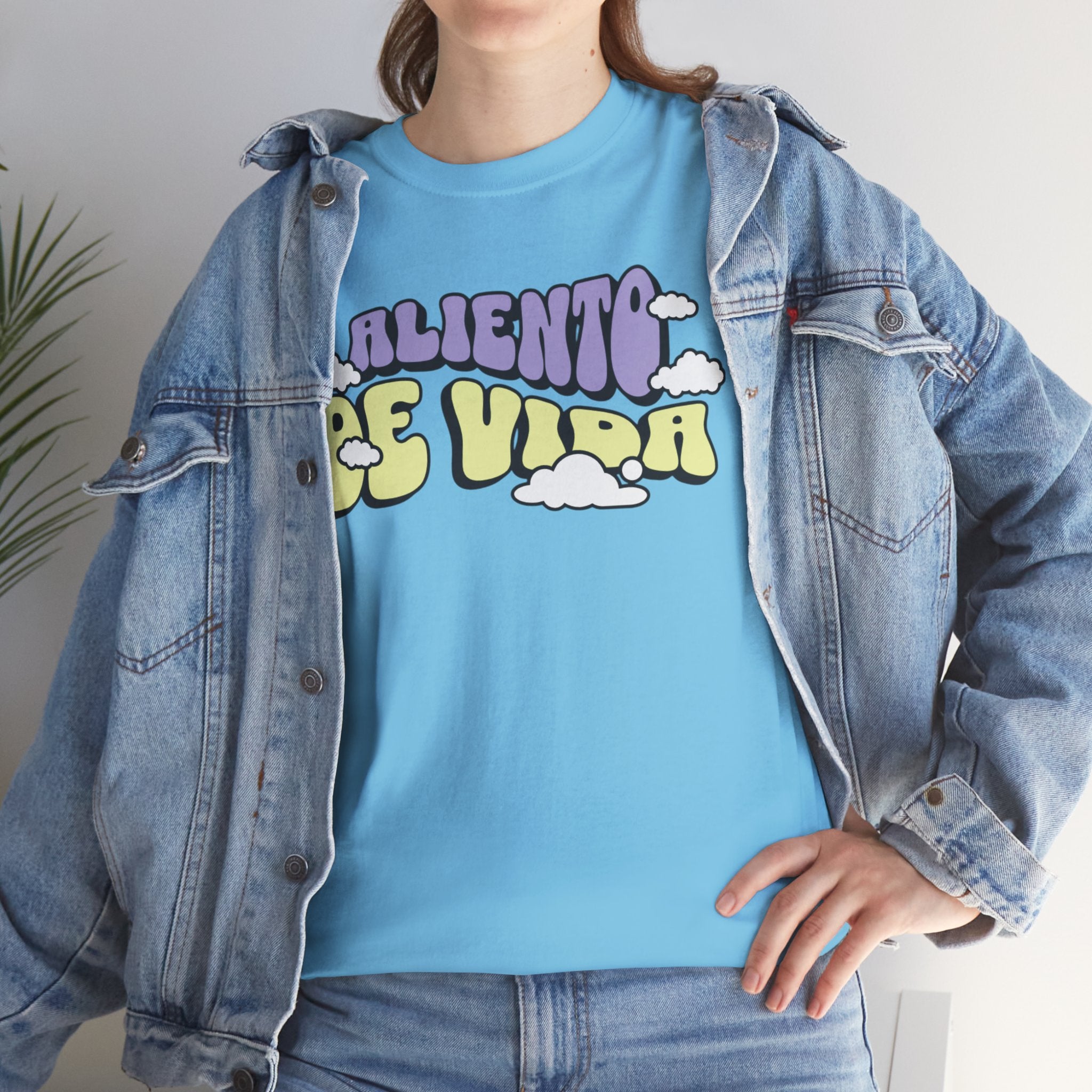 Clouds #1 - (UNISEX) Heavy Cotton T-Shirt - Aliento De Vida