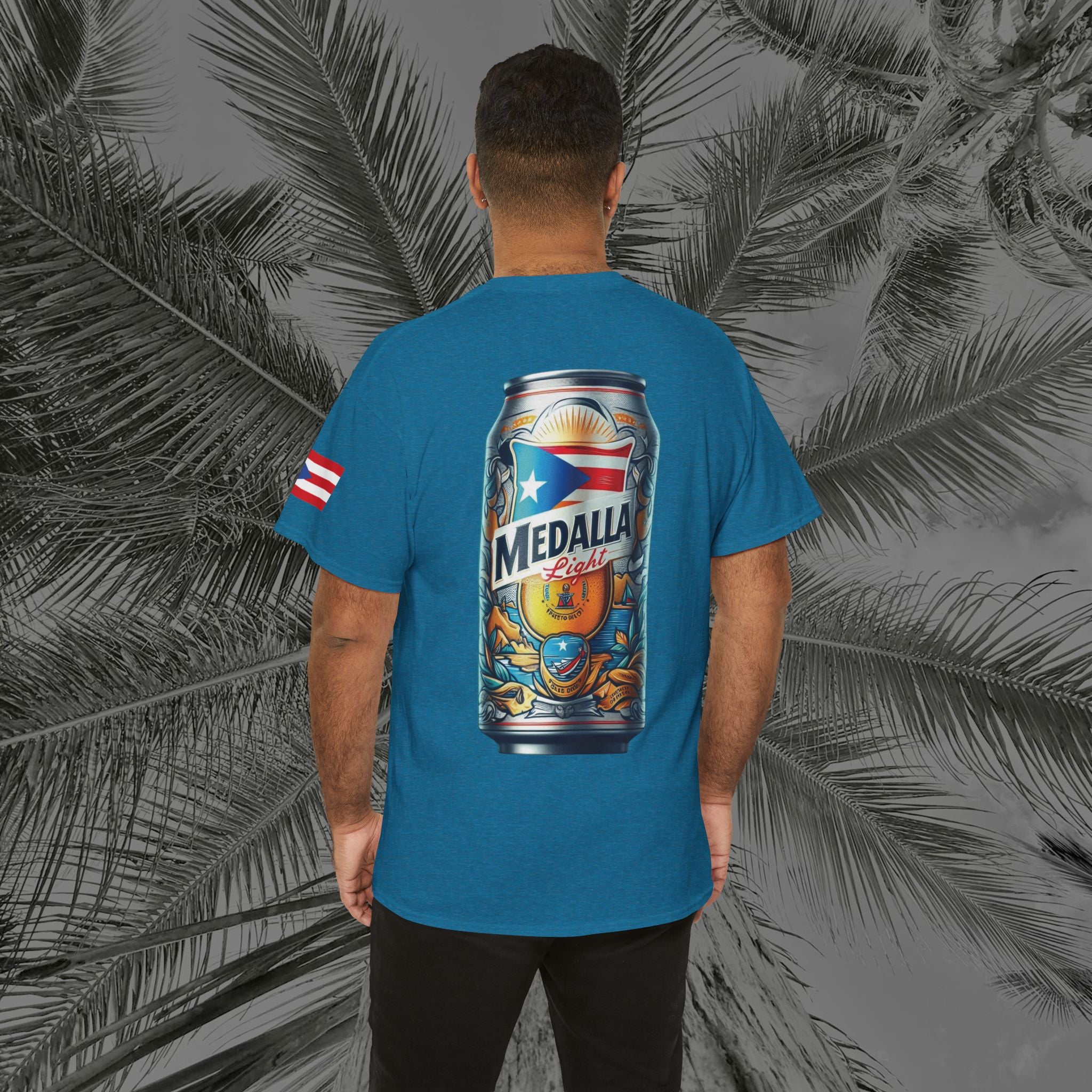 Crack Open A Unique Medalla - PR COLLECTION - (UNISEX) Heavy Cotton Tee - Aliento De Vida