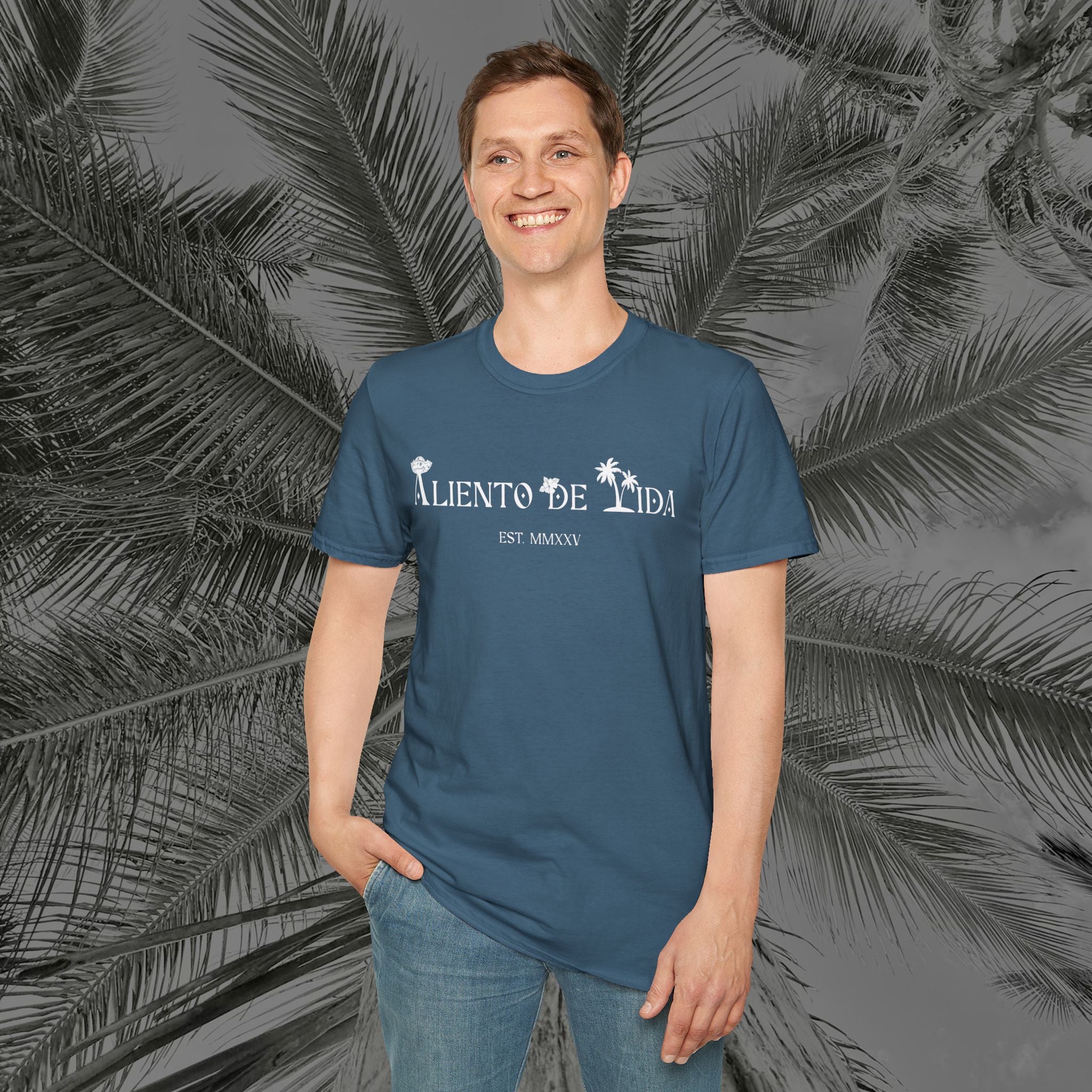 A Slice of Paradise - PR COLLECTION - (UNISEX) Soft style T-Shirt - Aliento De Vida