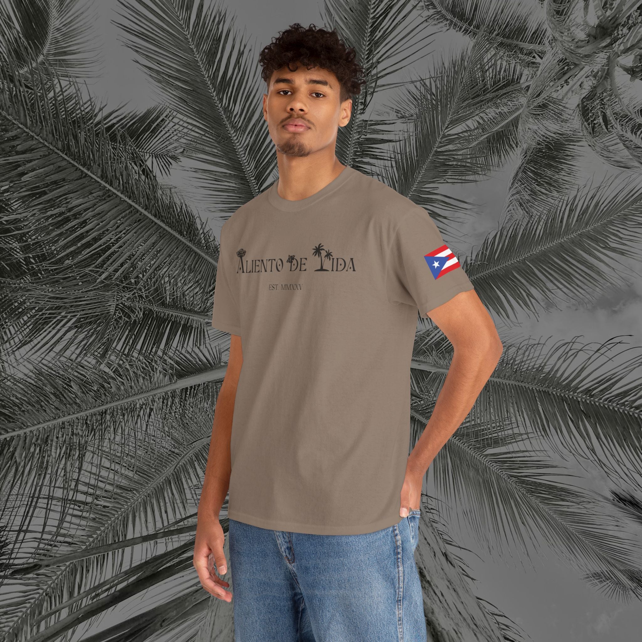 WE ARE PUERTO RICAN - PR COLLECTION - (UNISEX) Heavy Cotton Tee - Aliento De Vida