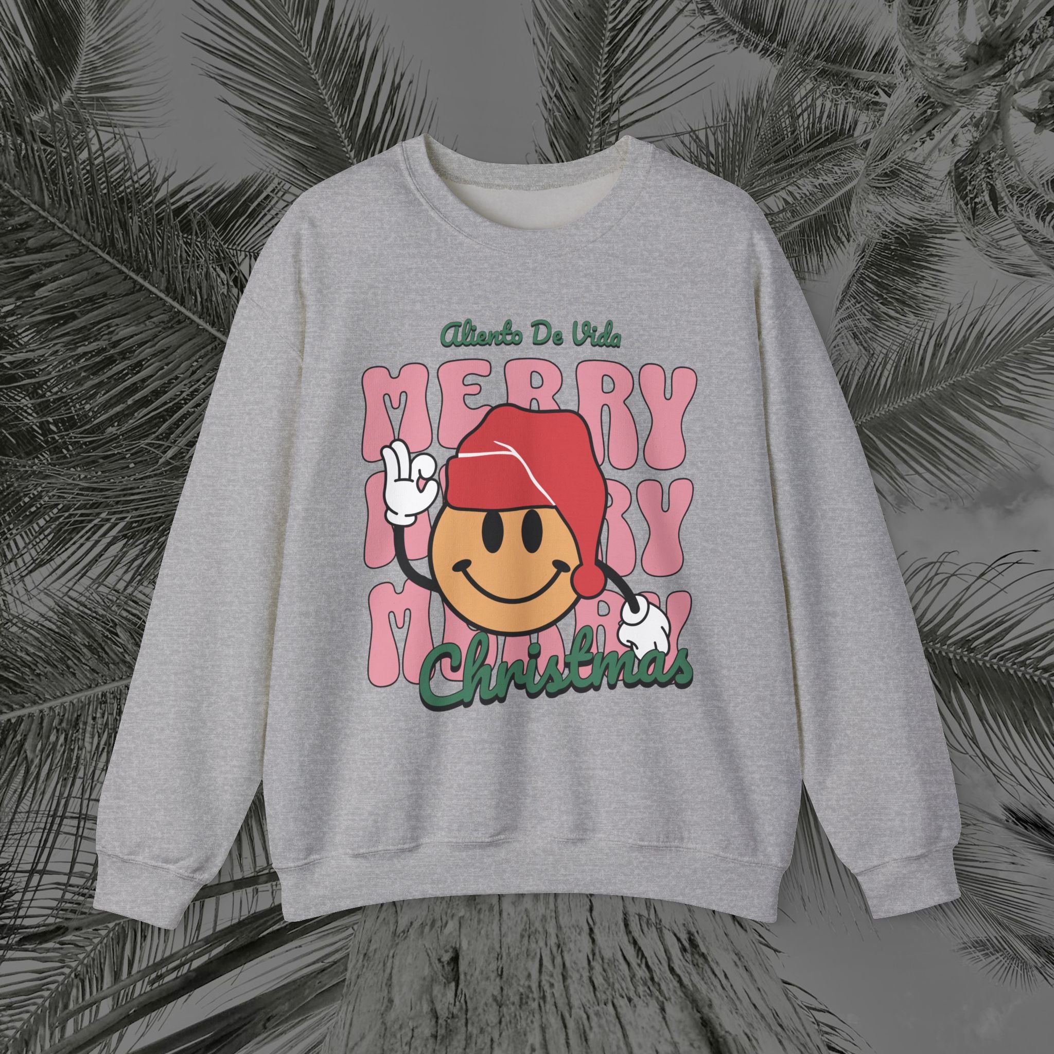 Happy Holidays - Cozy Crewneck Sweatshirt - Aliento De Vida