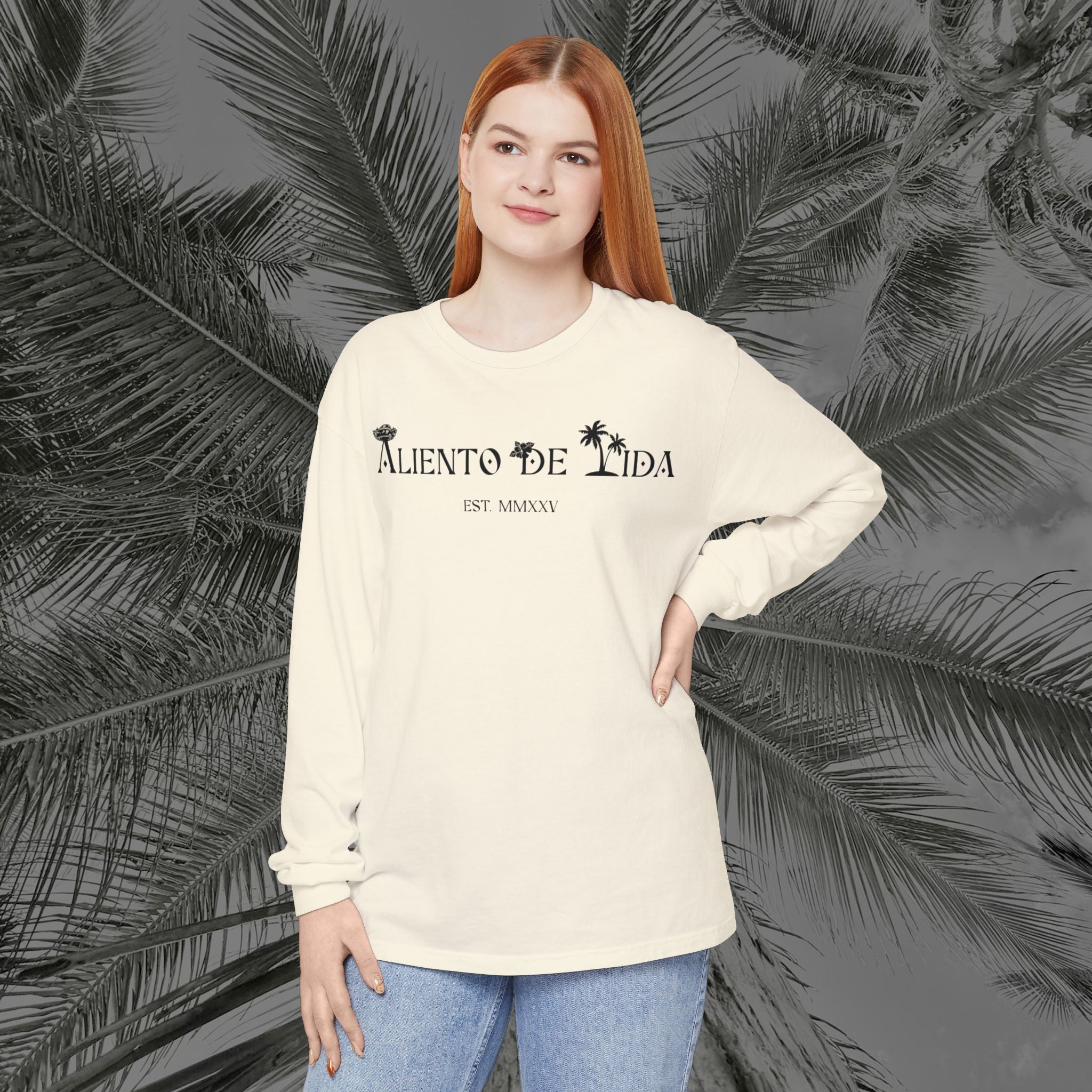 Isla Vibrante - (UNISEX) Long Sleeve T-Shirt - Aliento De Vida