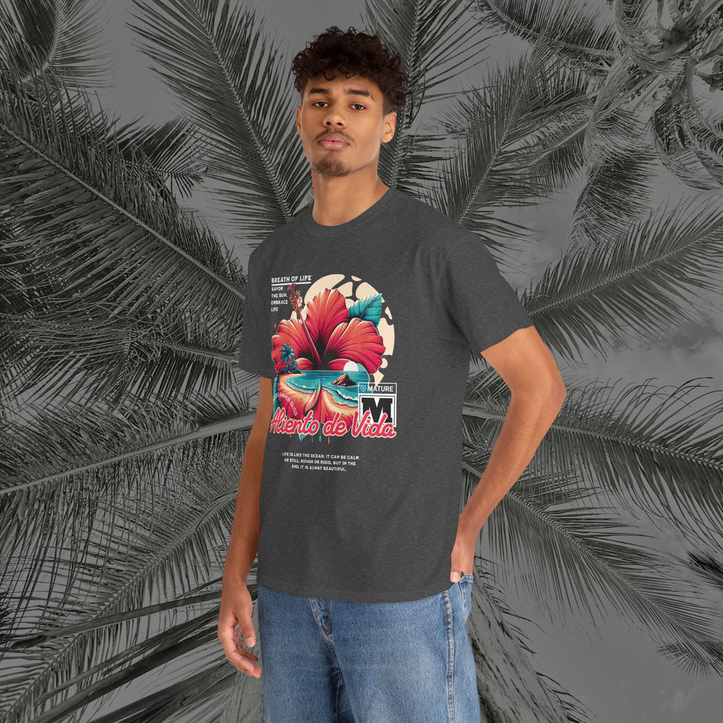 Breath Of Paradise - (UNISEX) Heavy Cotton T-Shirt - Aliento De Vida