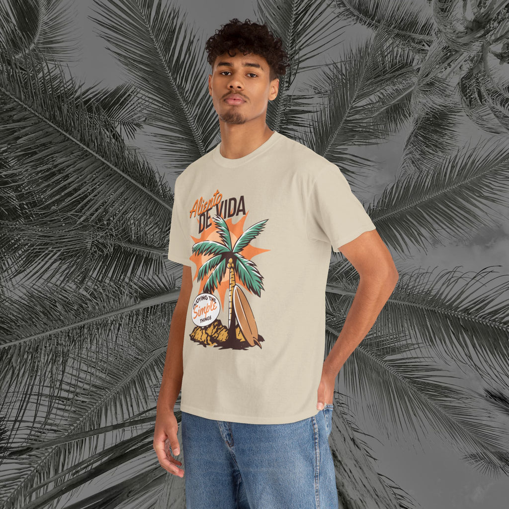 Pure Palm - (UNISEX) Heavy Cotton Tee - Aliento De Vida