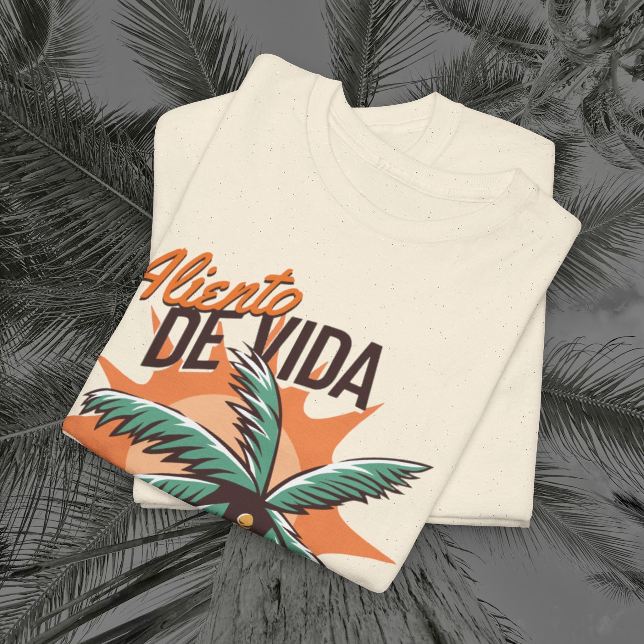 Pure Palm - (UNISEX) Heavy Cotton Tee - Aliento De Vida