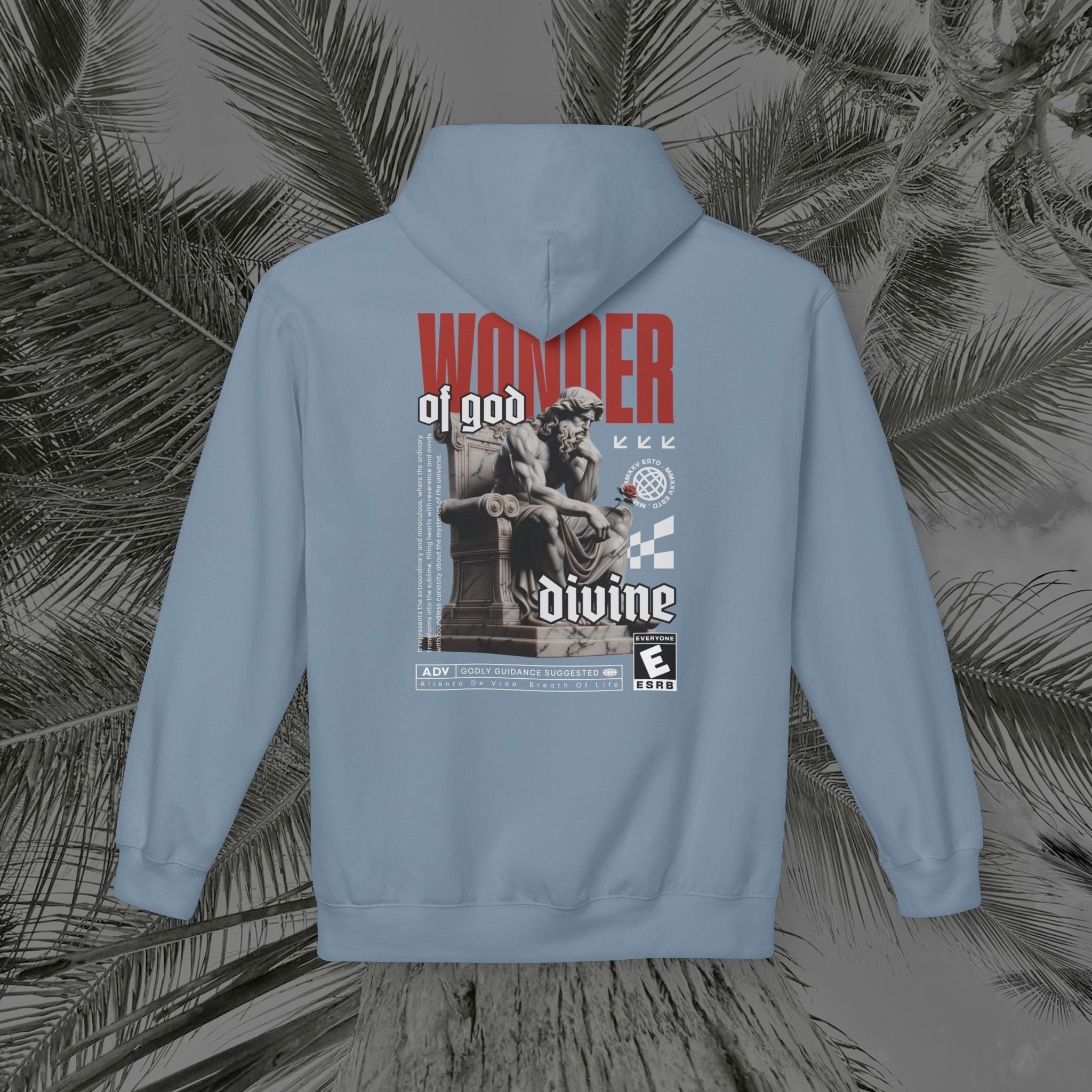 Throne of the Divine - (UNISEX) Midweight Fleece Hoodie - Aliento De Vida