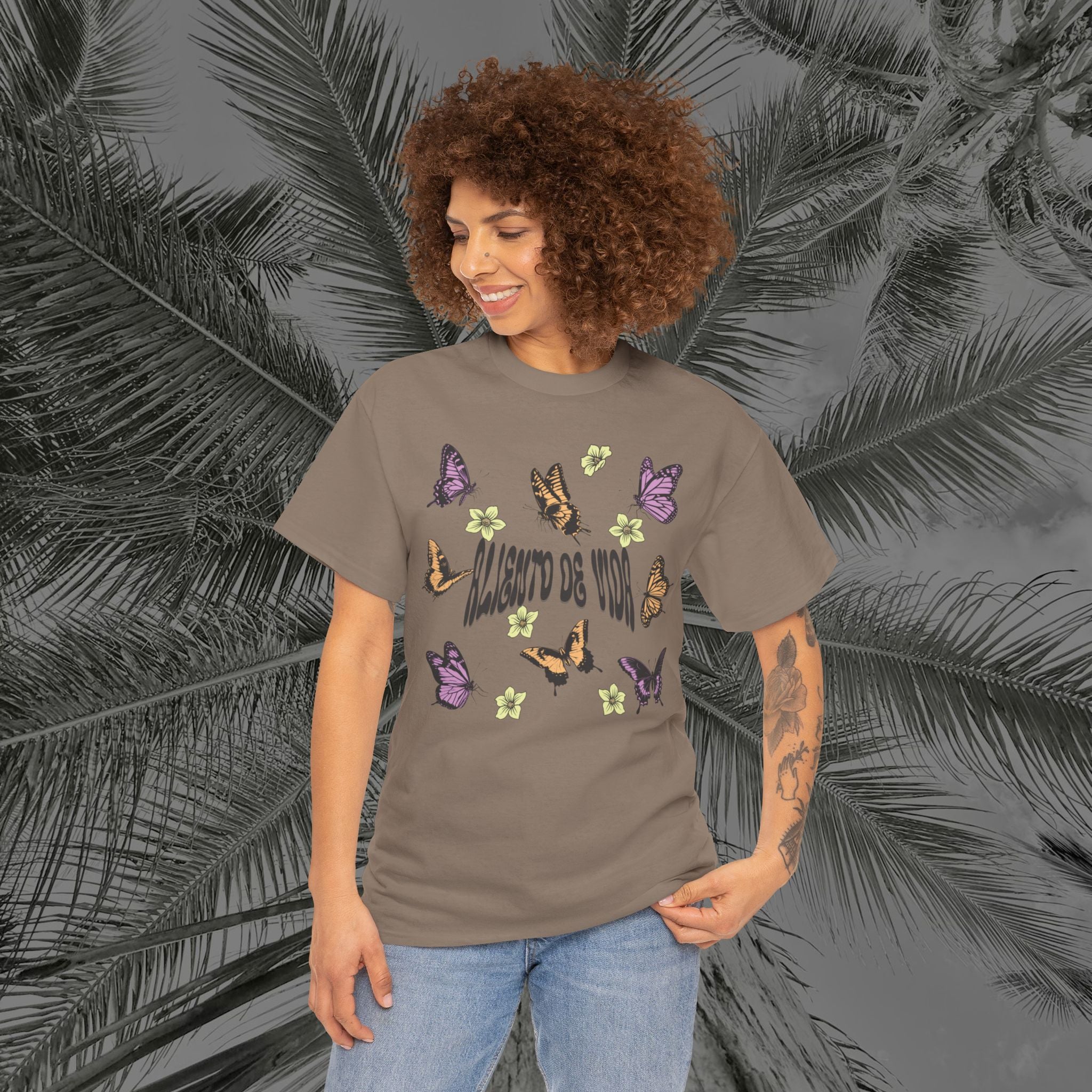 Butterfly Effect - (UNISEX) Heavy Cotton T-Shirt - Aliento De Vida