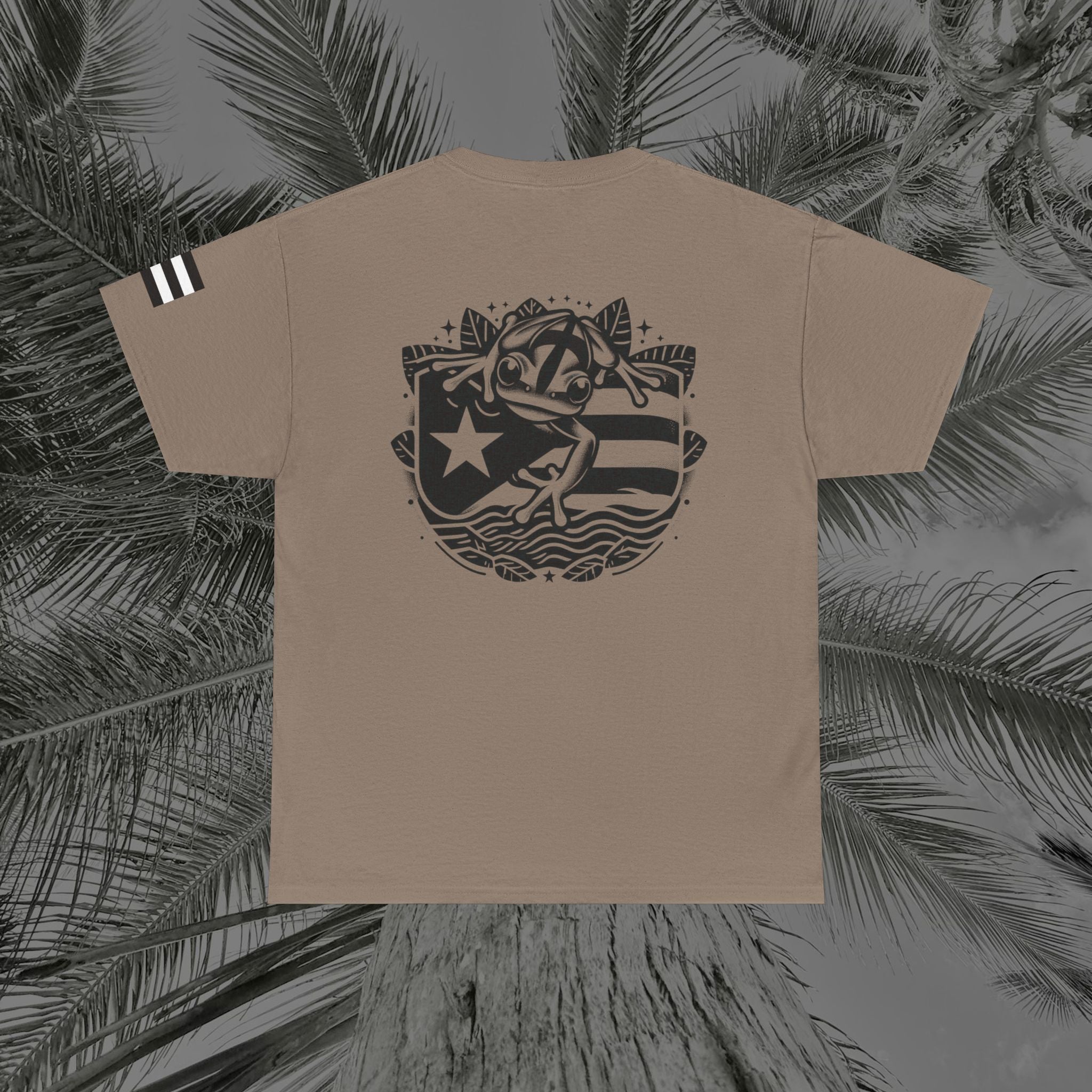 Frog Of The Island - PR COLLECTION - (UNISEX) Heavy Cotton Tee - Aliento De Vida