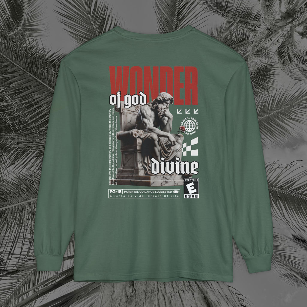 Throne of the Divine - (UNISEX) Long Sleeve Shirt - Aliento De Vida