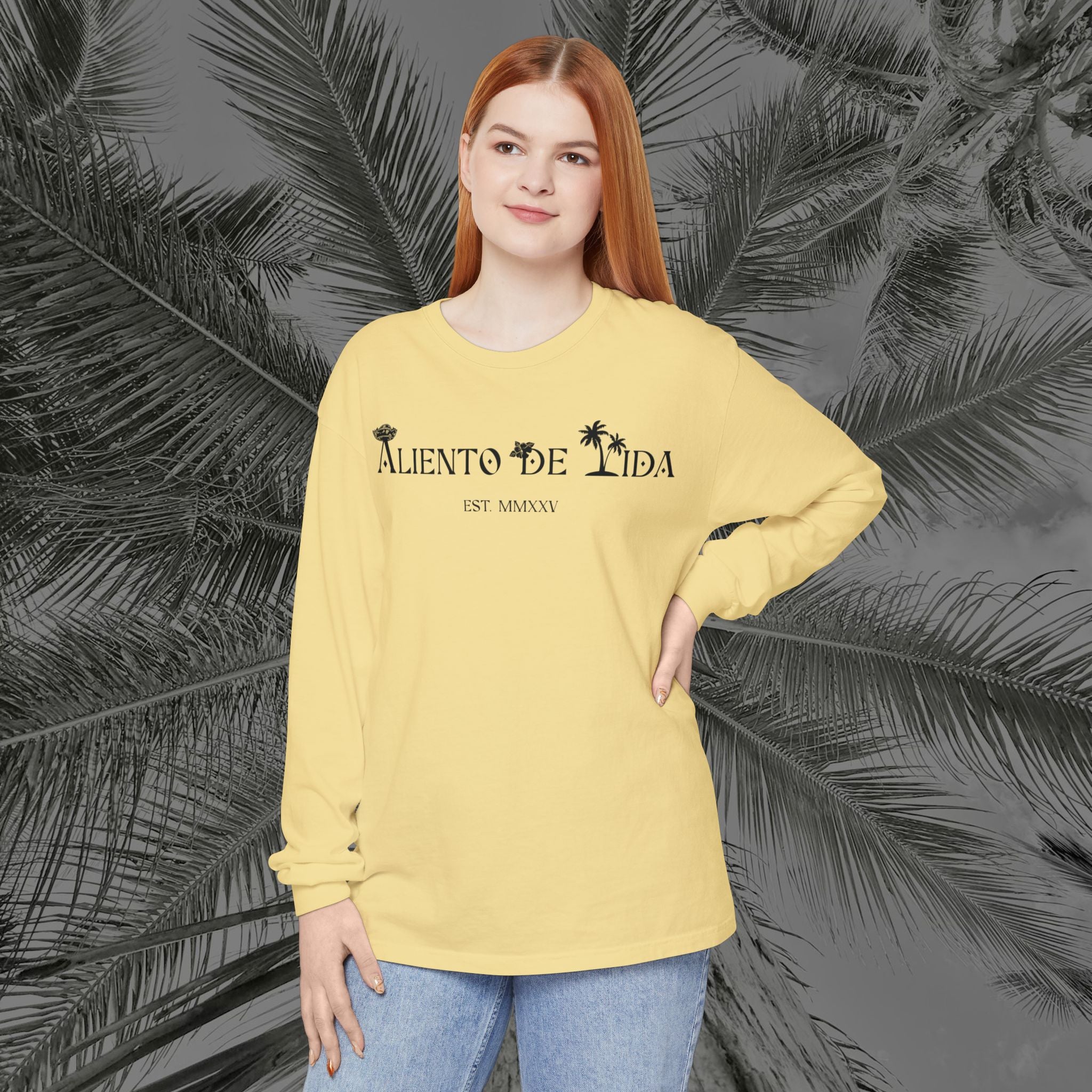 Isla Vibrante - (UNISEX) Long Sleeve T-Shirt - Aliento De Vida