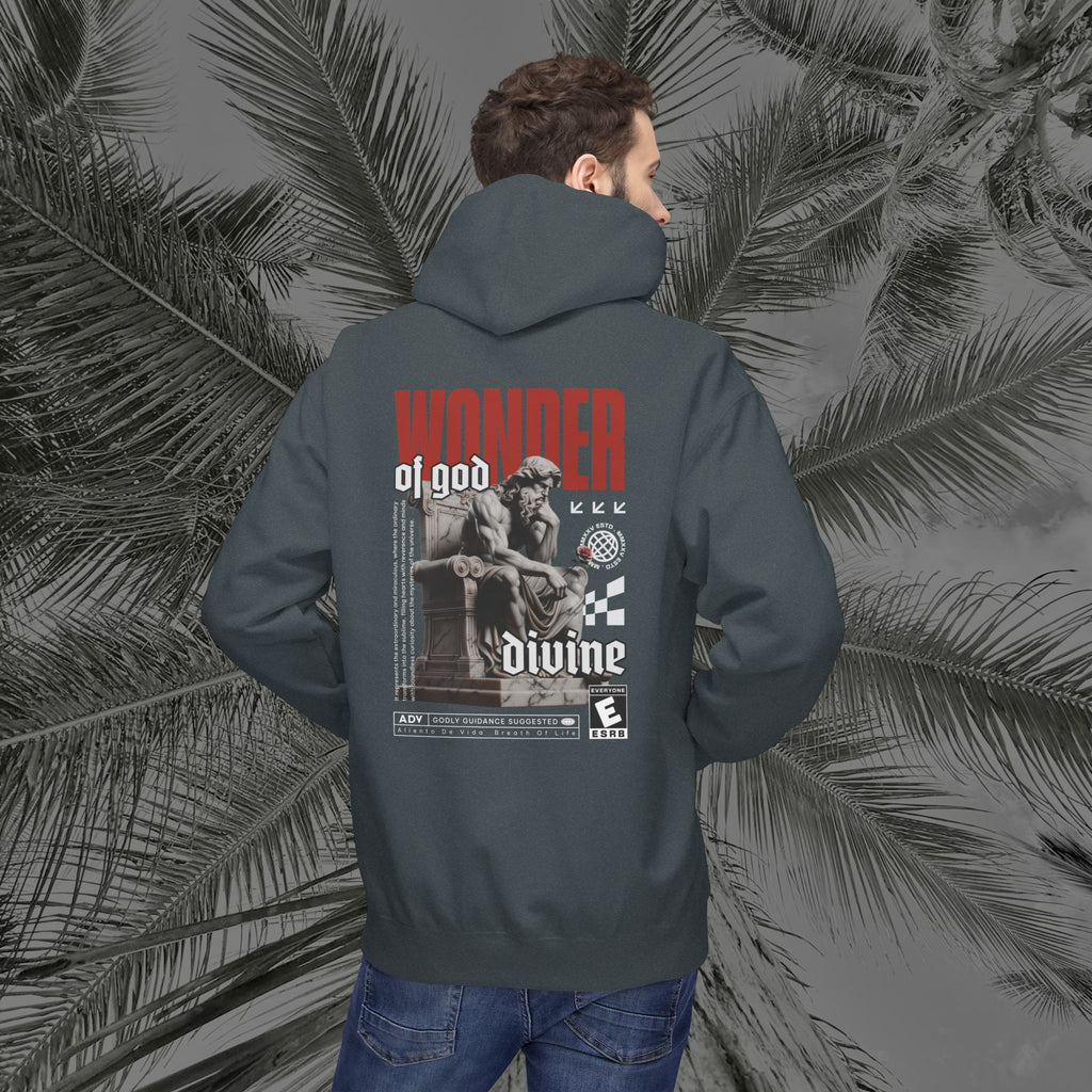 Throne of the Divine - (UNISEX) Midweight Fleece Hoodie - Aliento De Vida